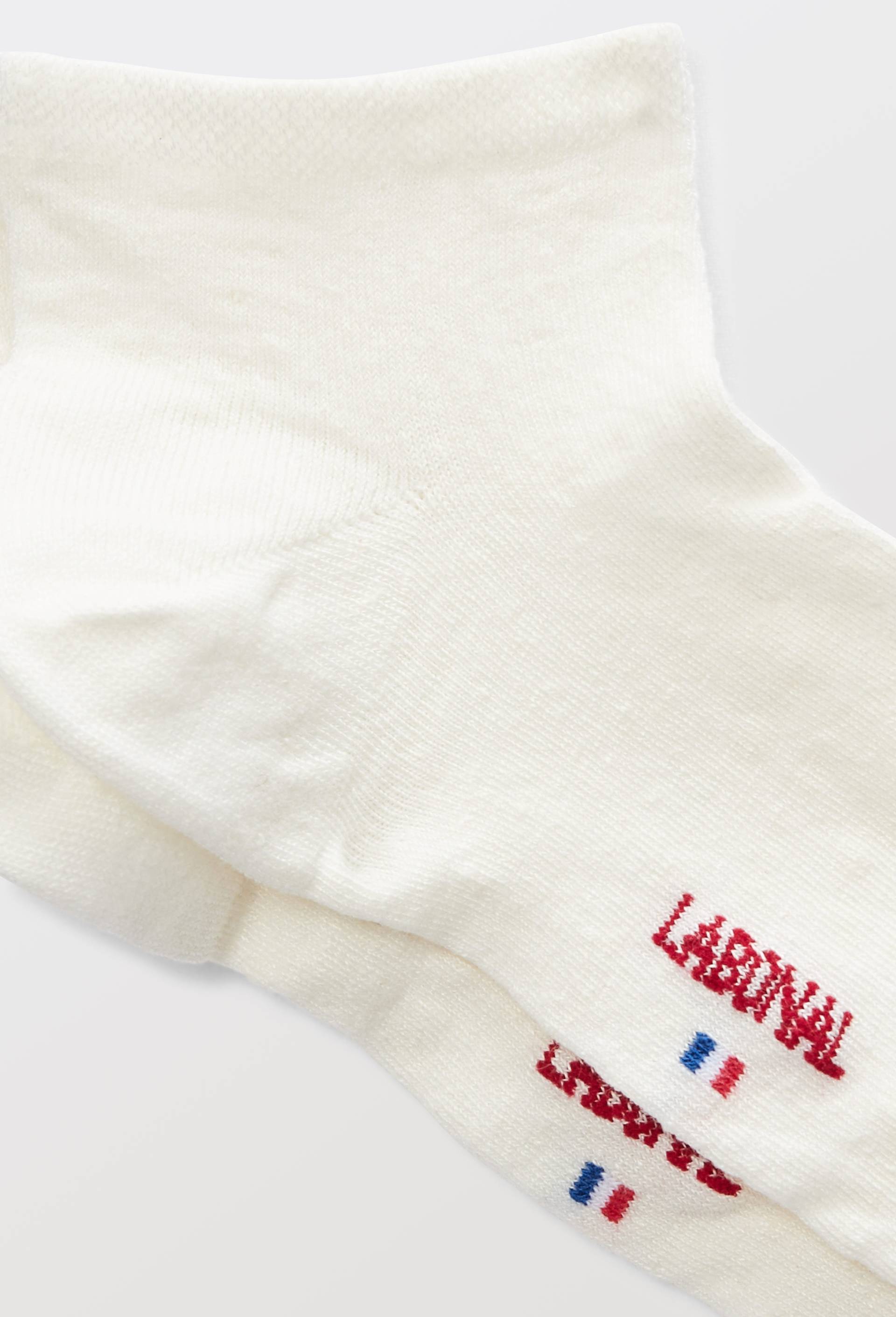 Paire de socquettes en Lin Labonal, Blanc, large image number 1