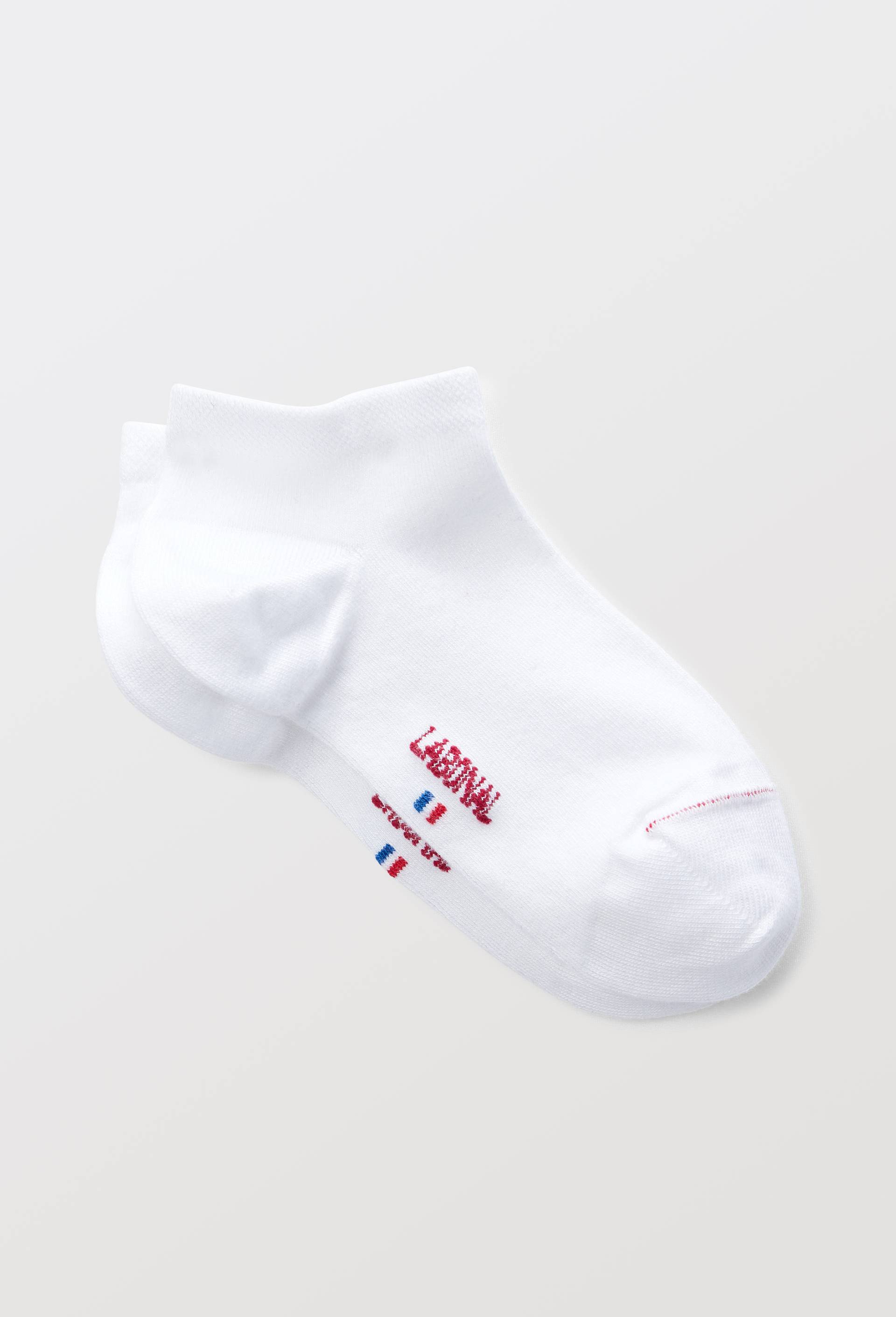 Paire de mini-socquettes en bambou Labonal, Blanc, large image number 0.0