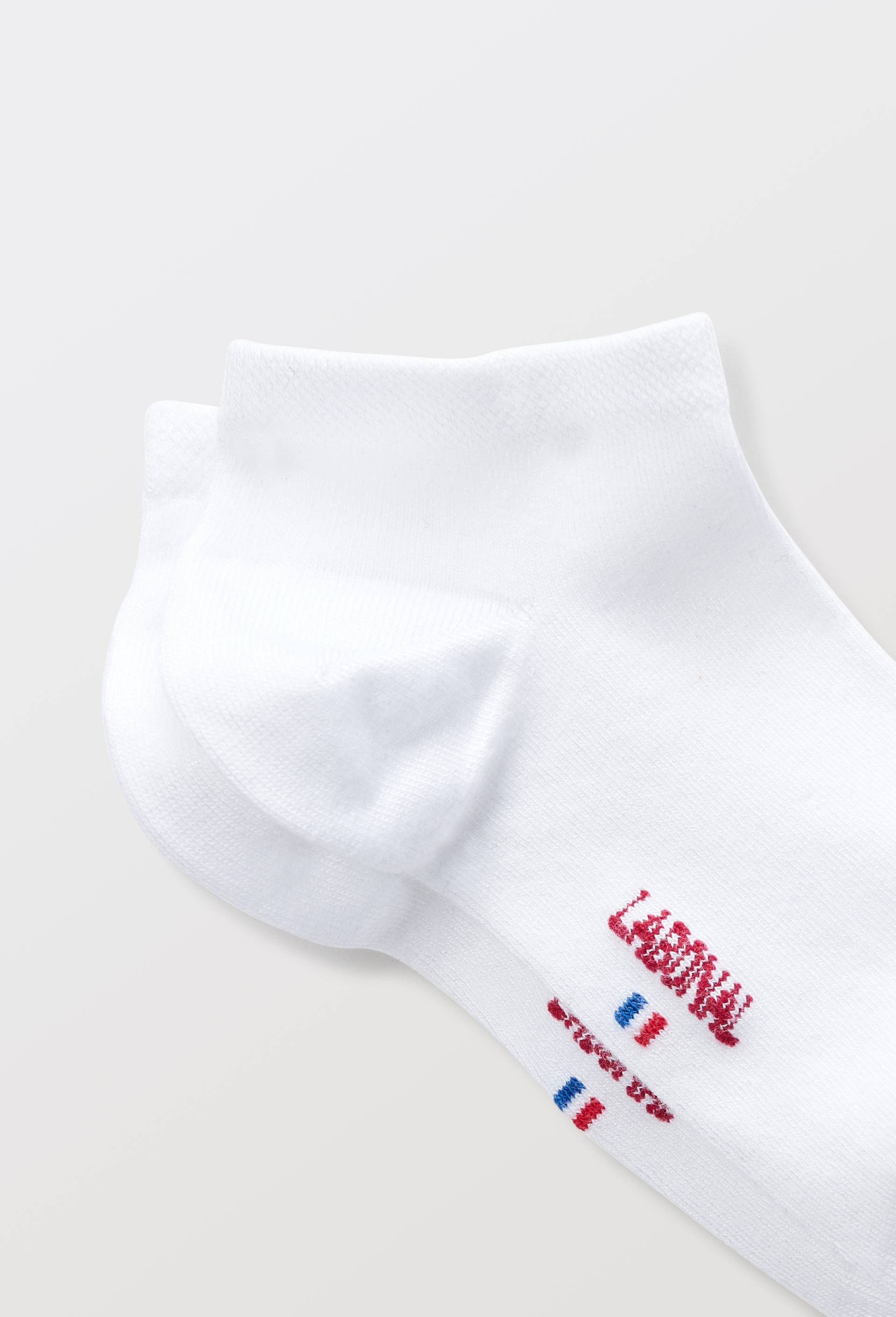 Paire de mini-socquettes en bambou Labonal, Blanc, large image number 1.0