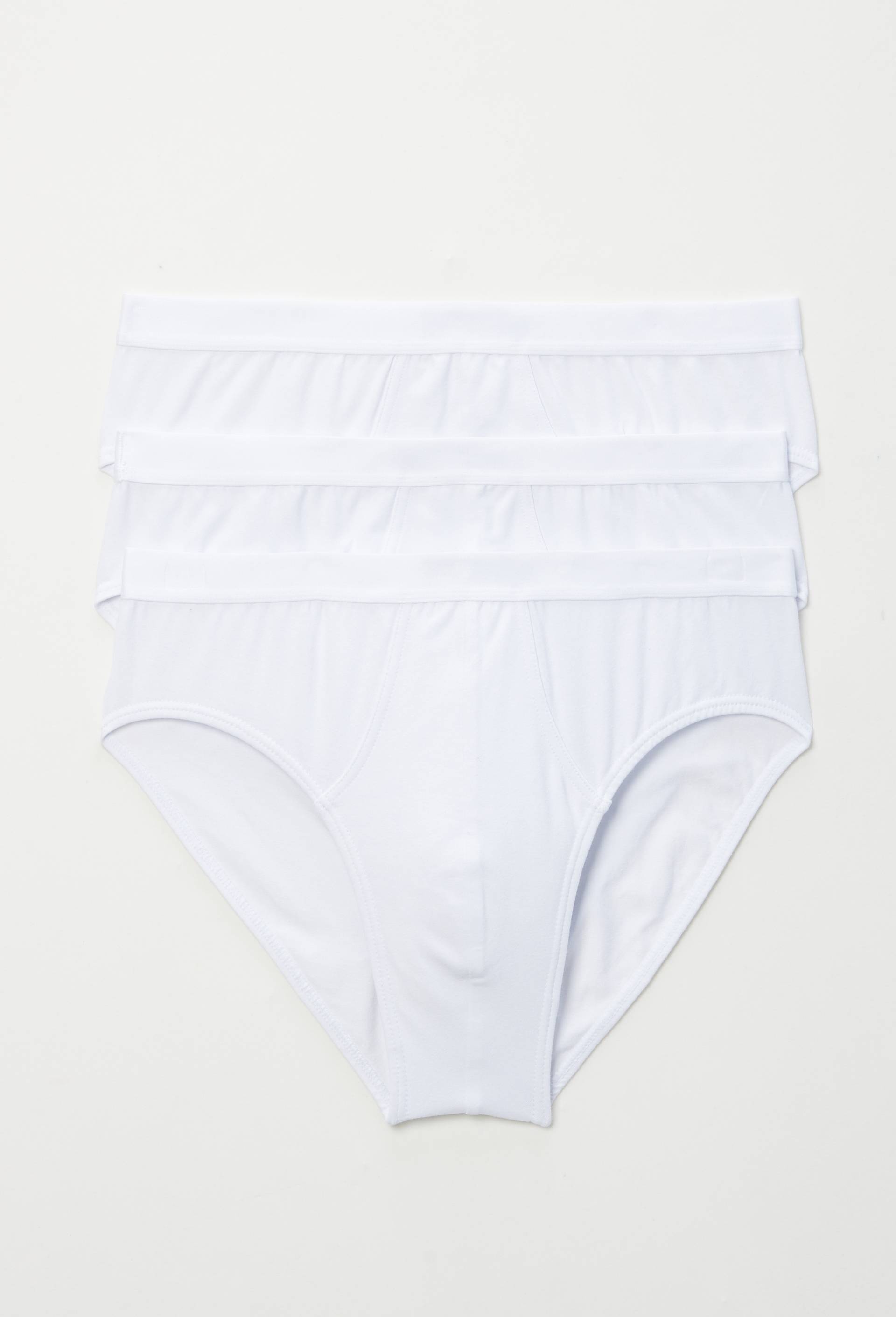 Lot de 3 slips en coton BIO GOTS, Blanc, swatch image