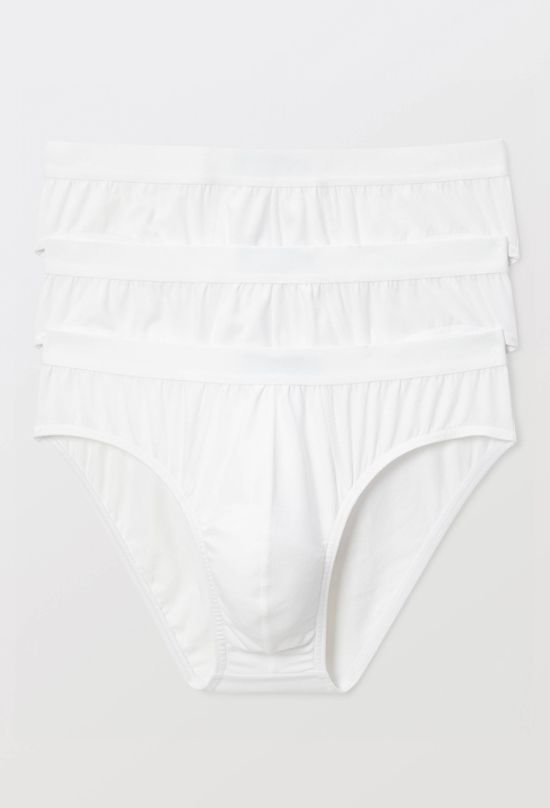 Lot de 3 slips en coton BIO GOTS, Blanc, large image number 0
