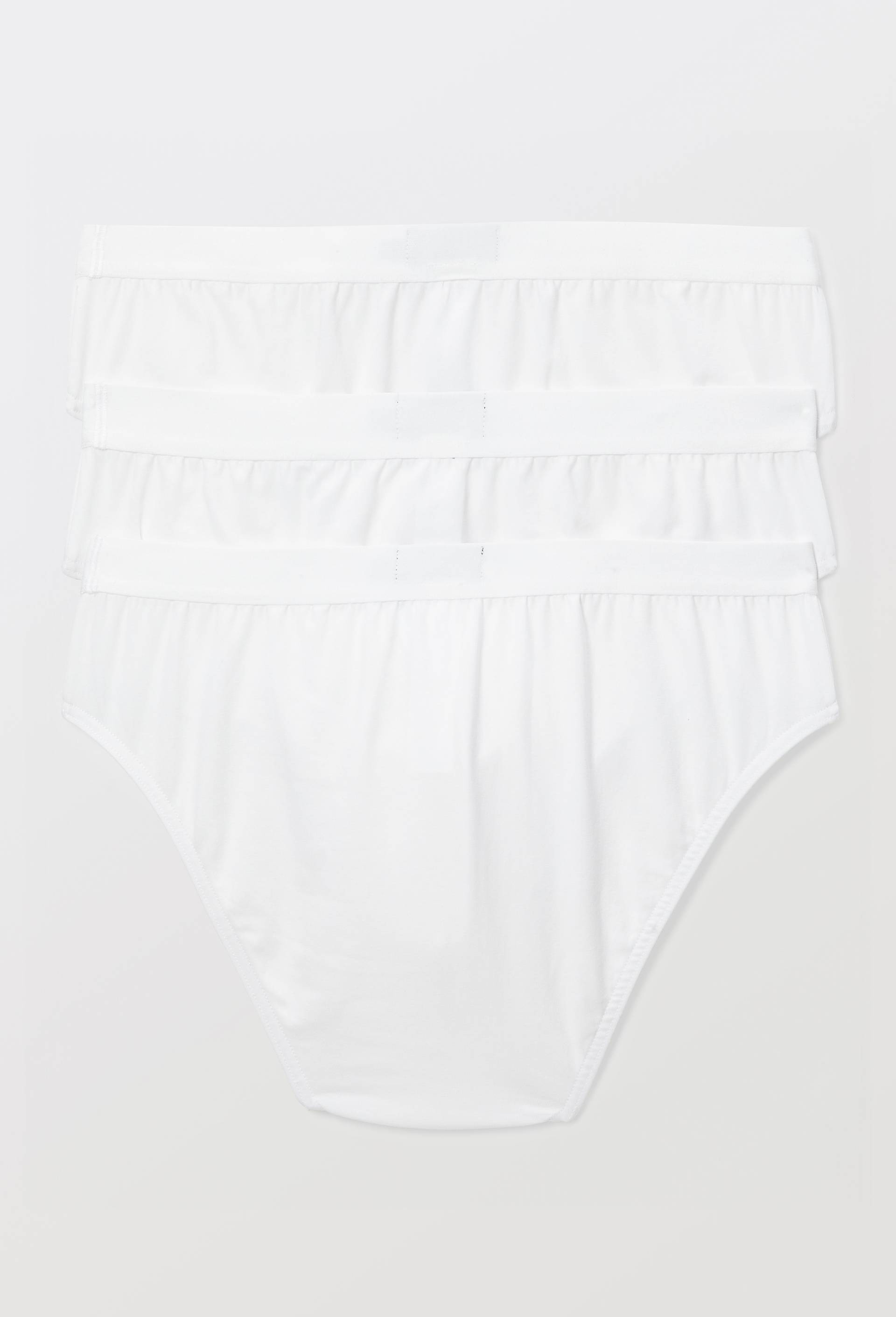 Lot de 3 slips en coton BIO GOTS, Blanc, large image number 1.0