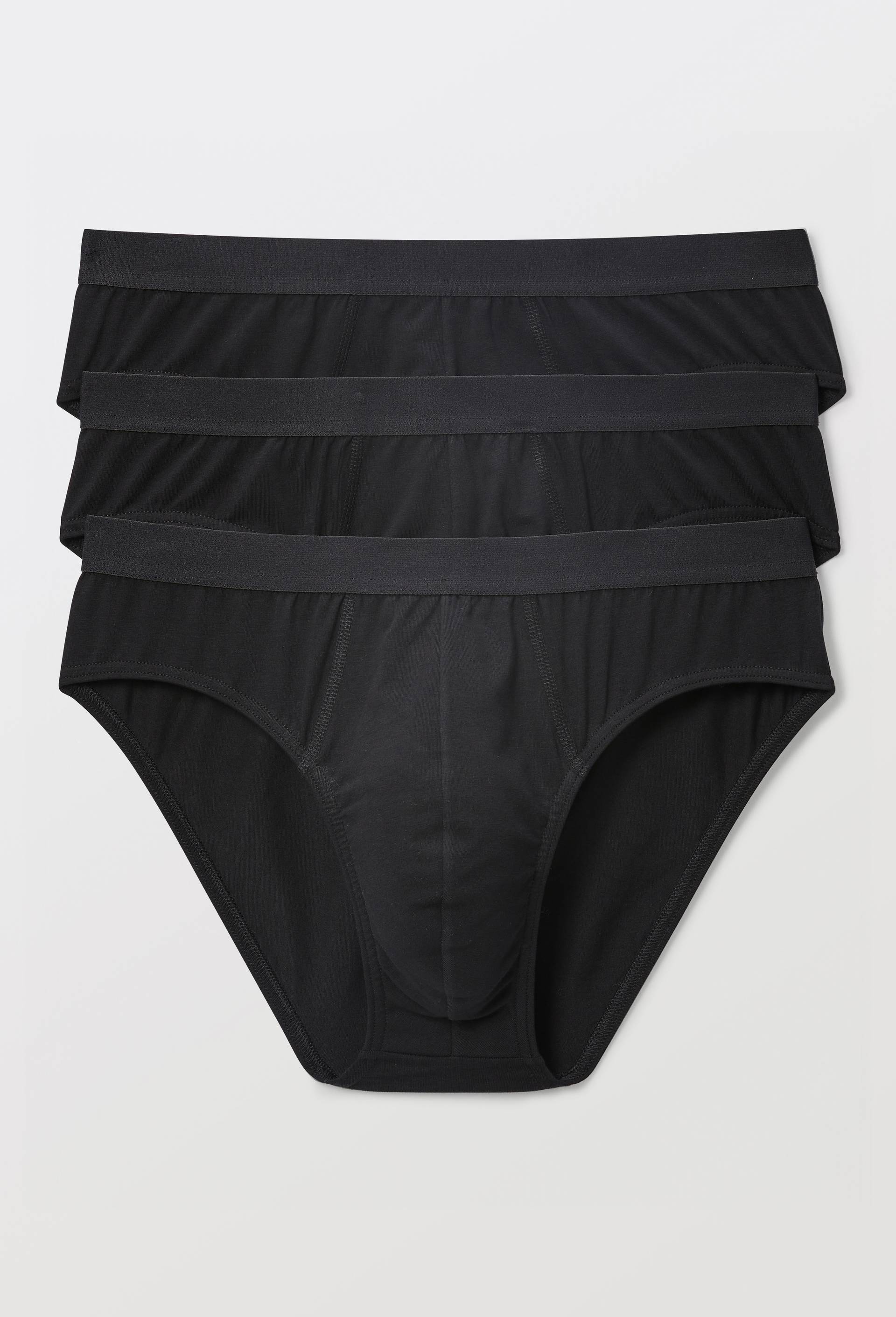 Lot de 3 slips en coton BIO GOTS, Noir, large image number 0.0