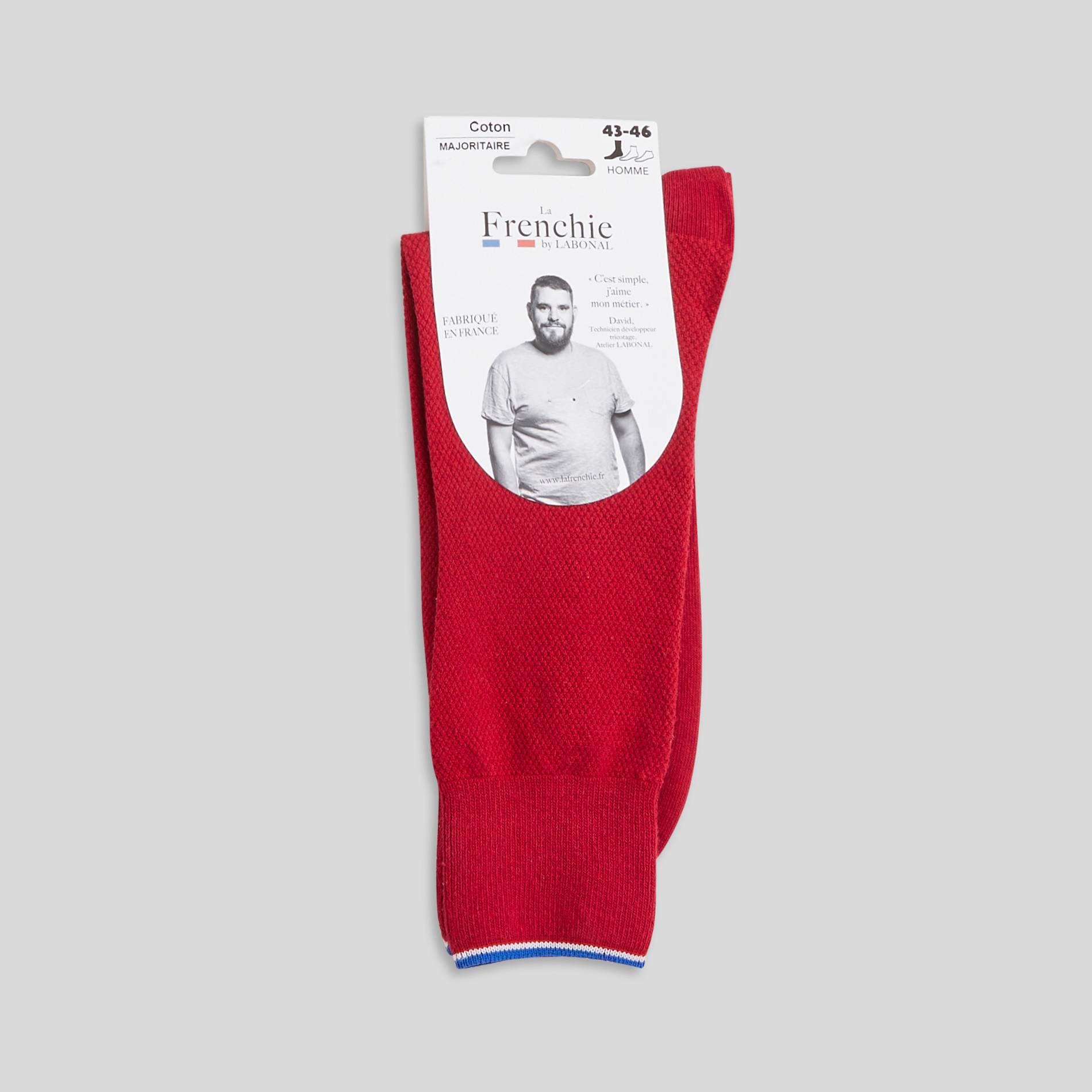 Chaussettes en maille, Rouge, large image number 0