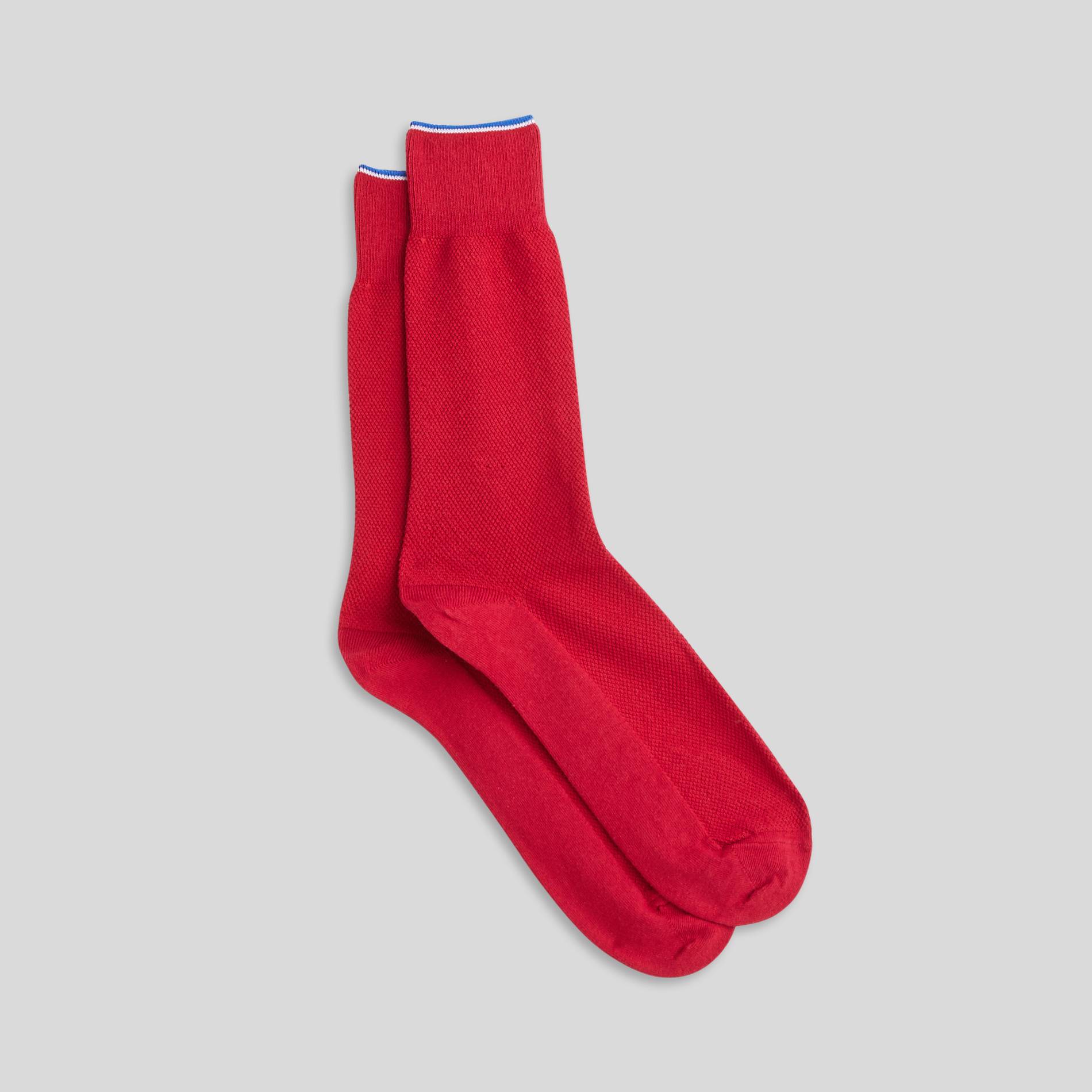 Chaussettes en maille, Rouge, large image number 1