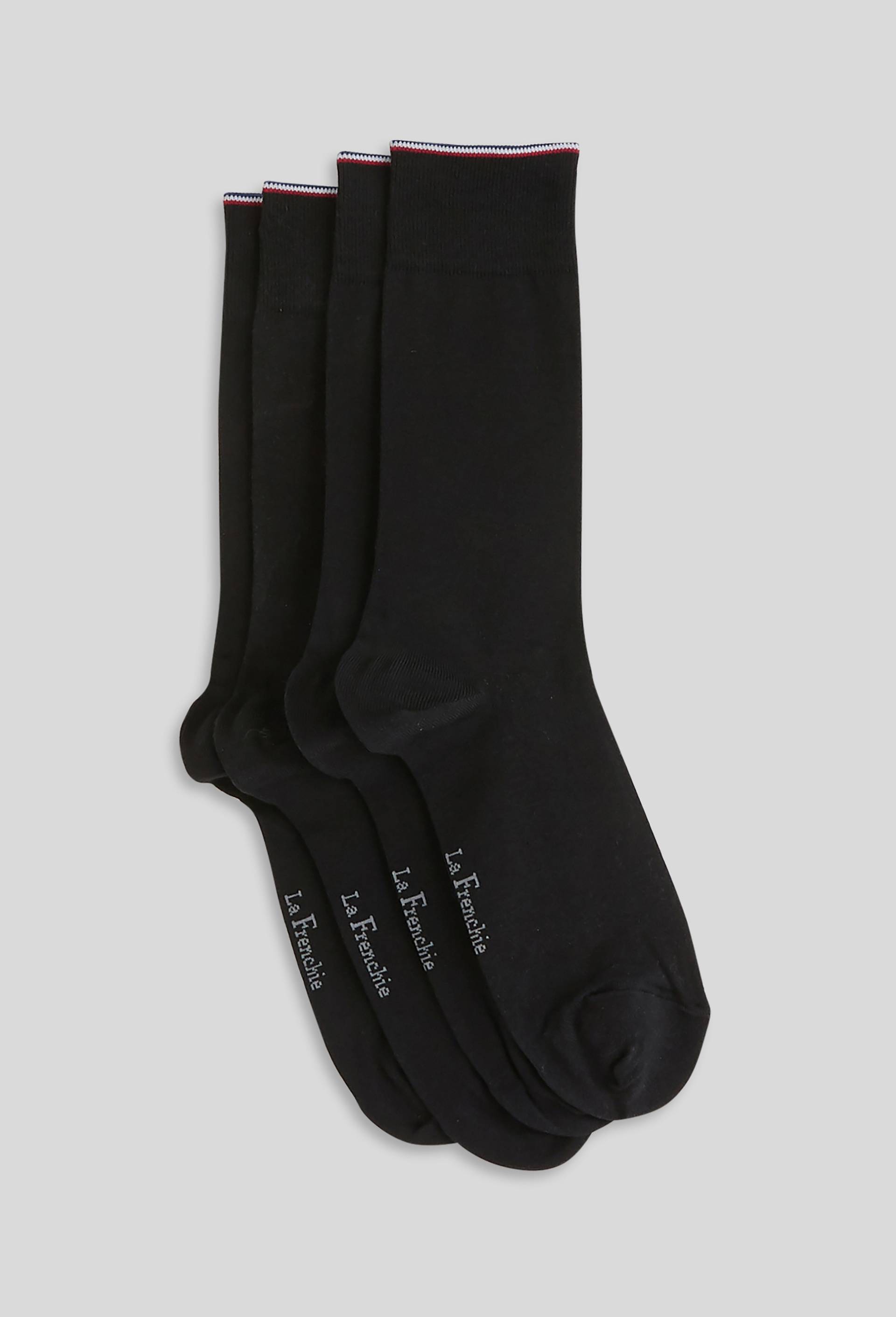 Lot de 2 paires de chaussettes en tencel La Frenchie, Noir, swatch image