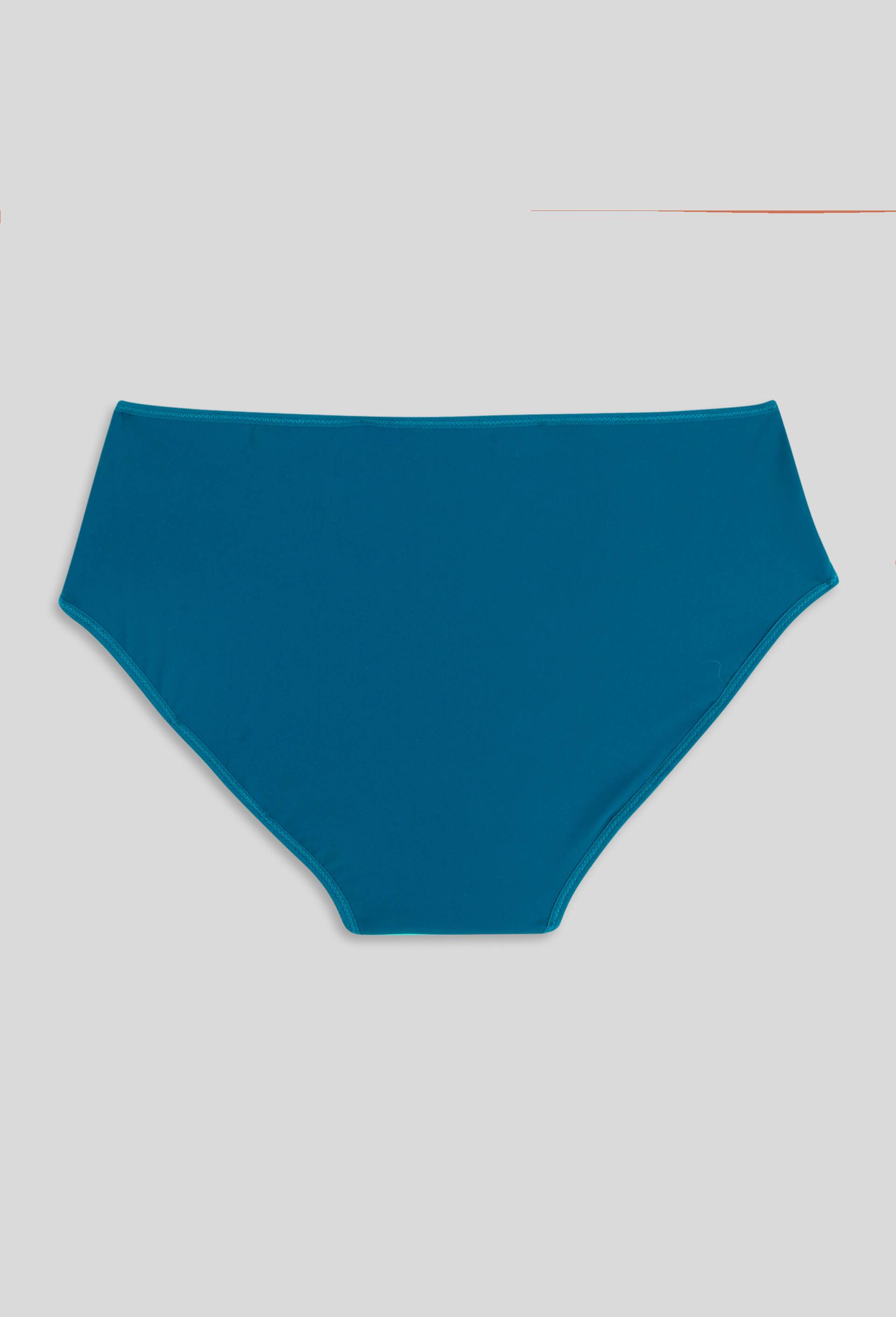 Culotte menstruelle flux abondant en microfibre et coton Rejanne, certifi&eacute; OEKO-TEX, Bleu fonc&eacute;, large image number 1