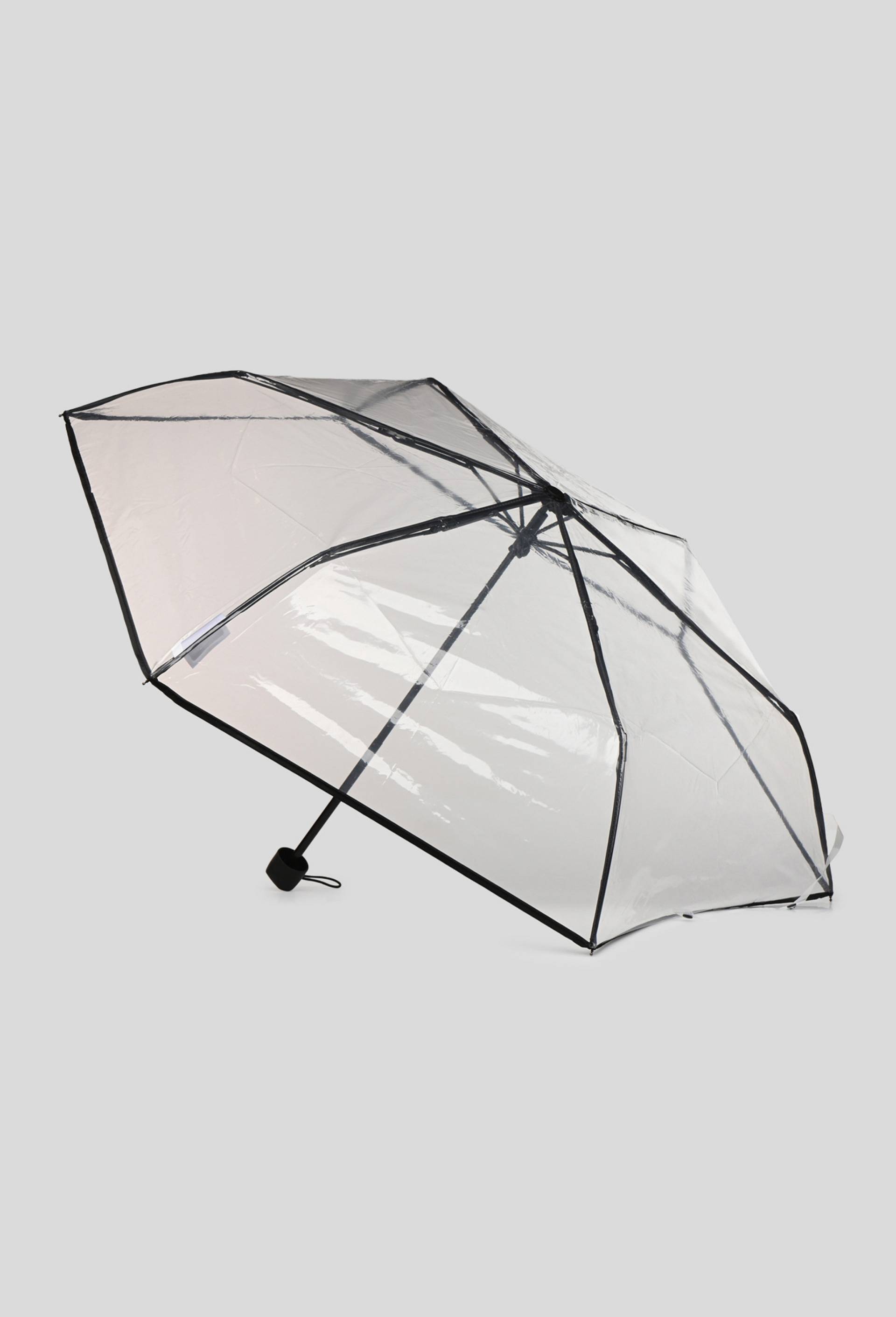 Parapluie manuel petit format transparent, Transparent, large image number 0