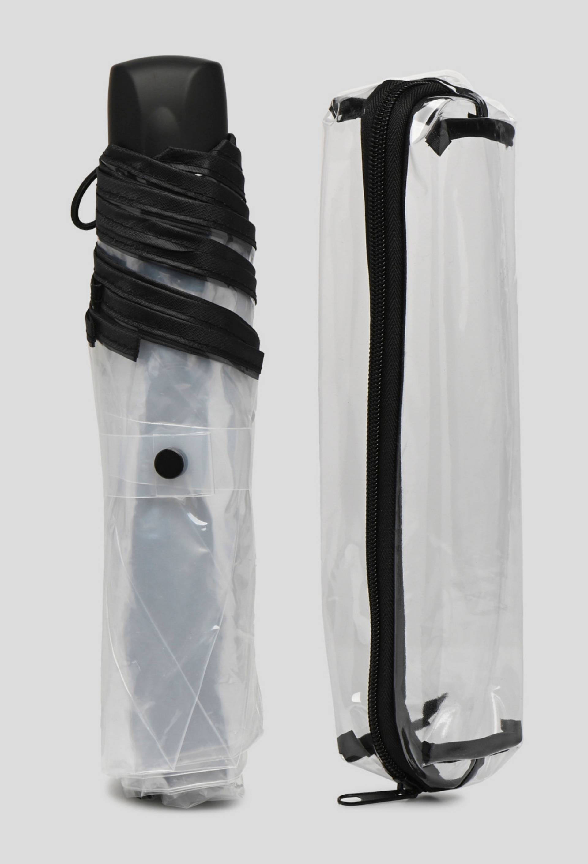 Parapluie manuel petit format transparent, Transparent, large image number 1