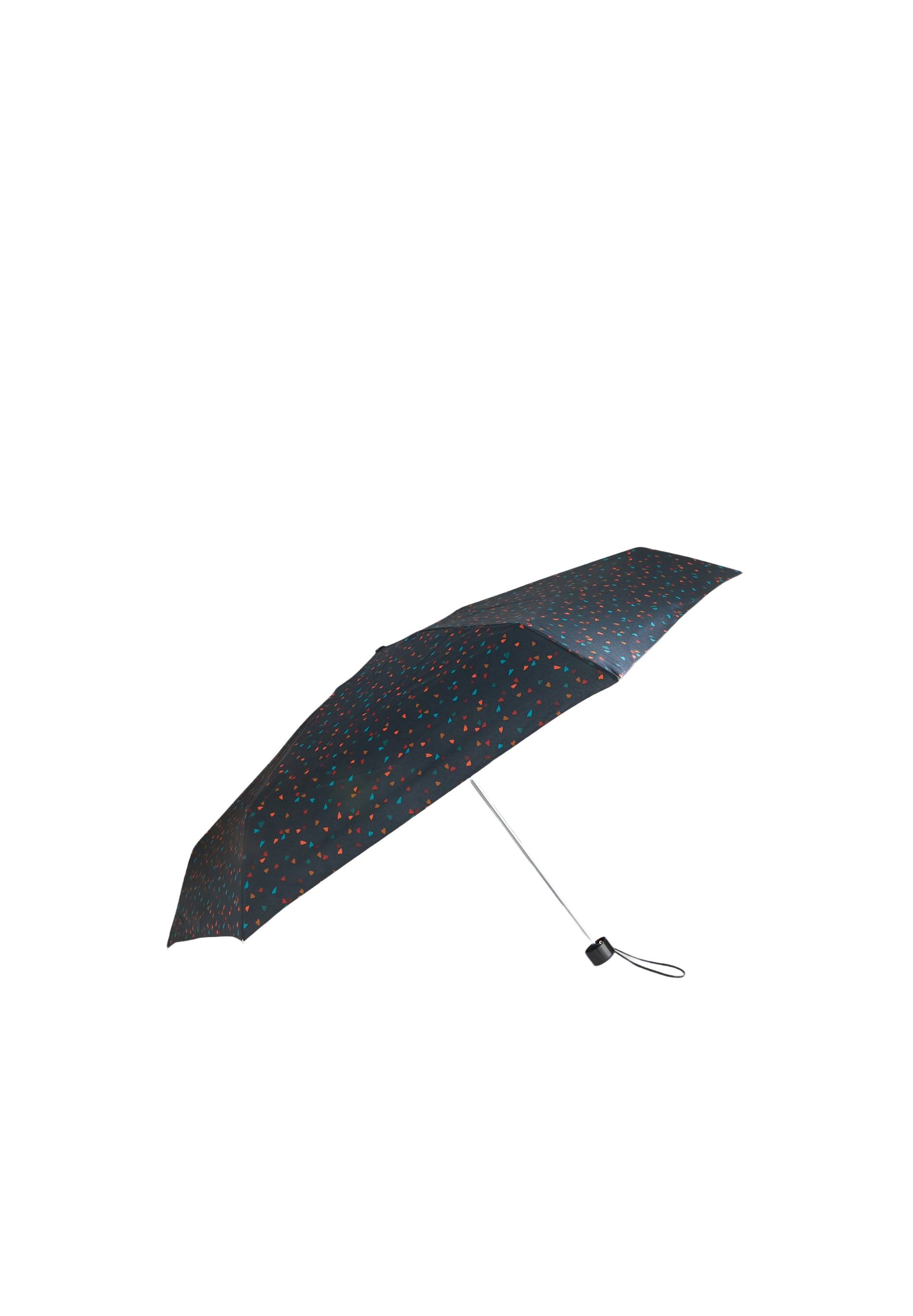 Parapluie manuel mini format imprimé, Bleu foncé, large image number 2