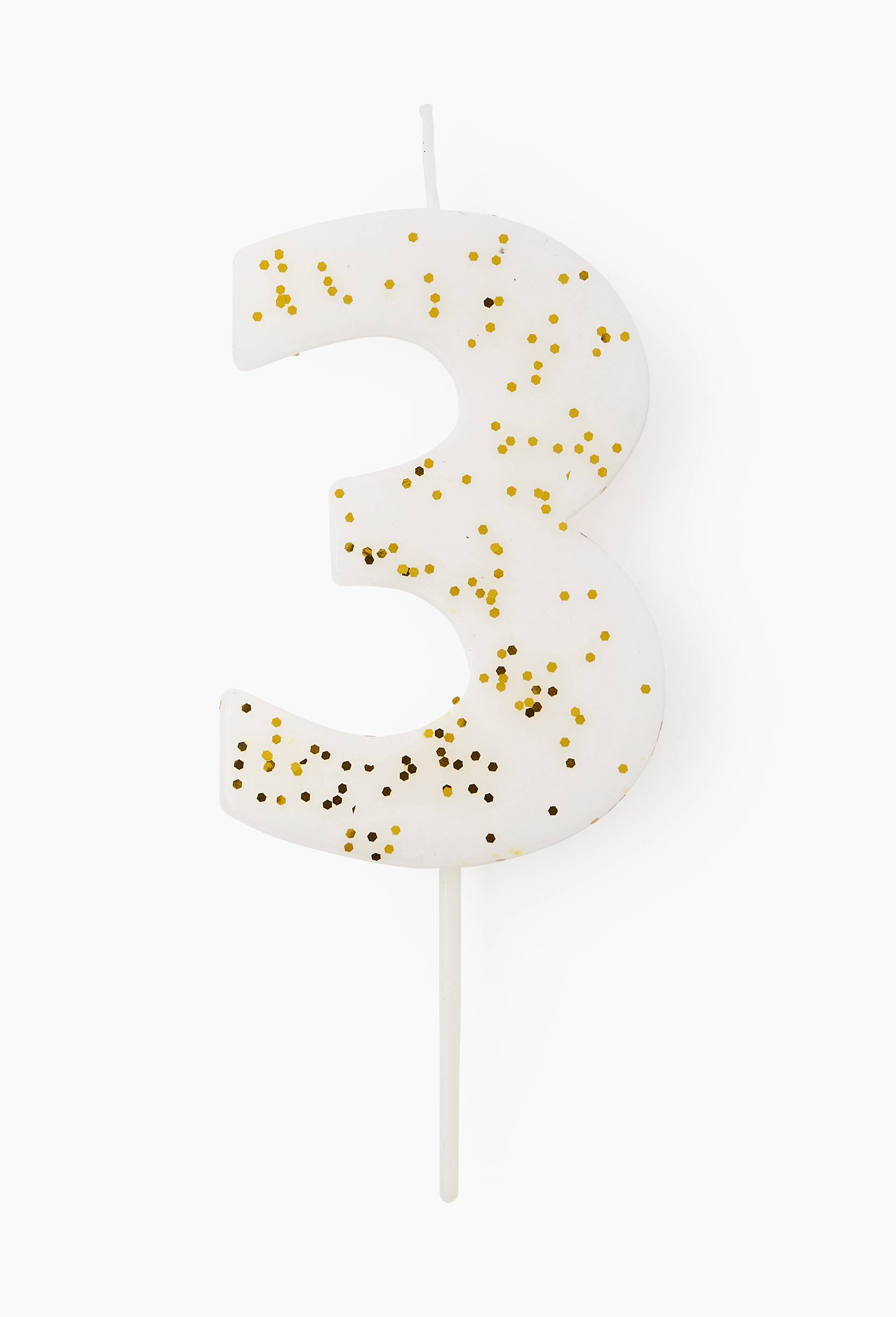 Bougie chiffre 3, , large image number 1