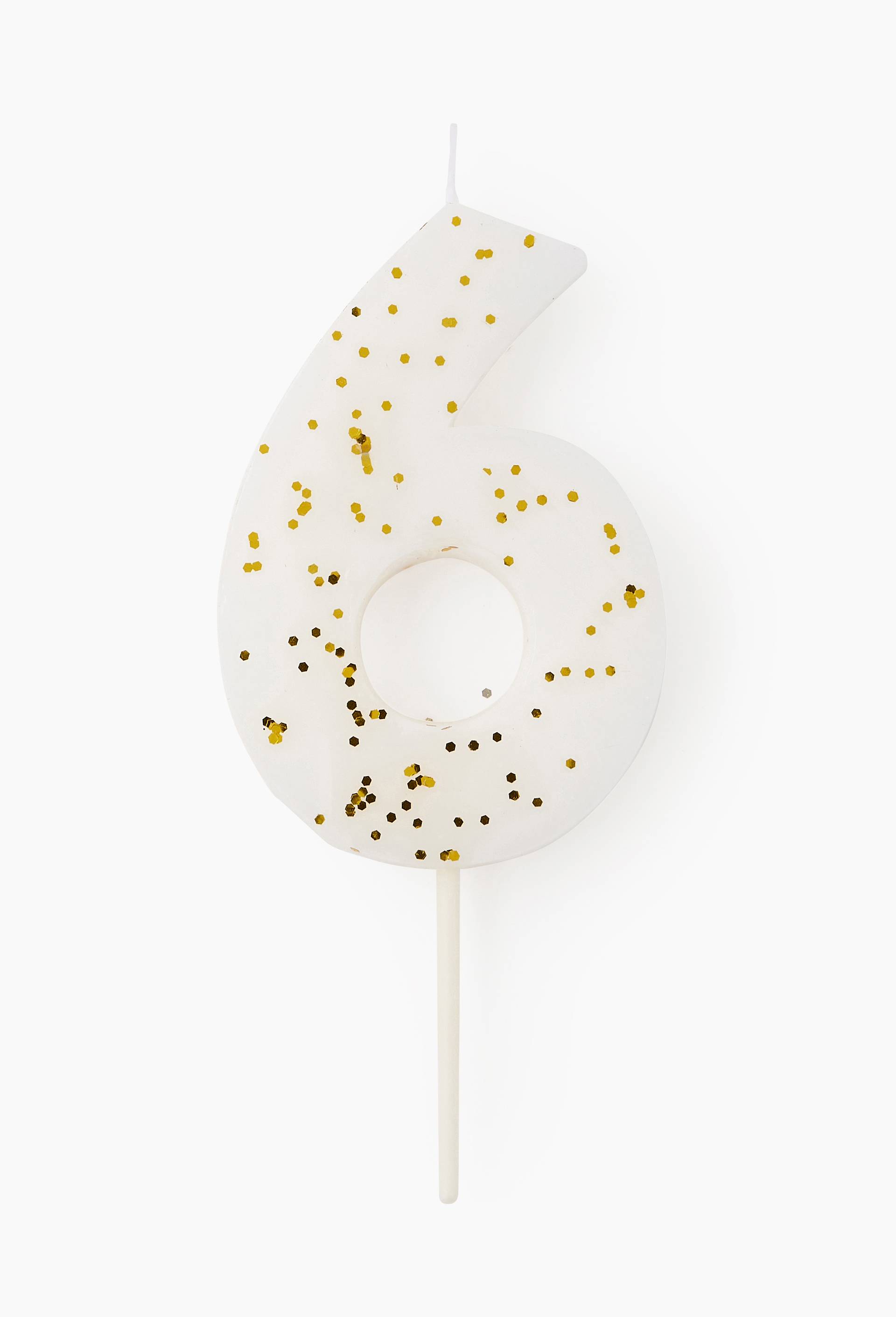 Bougie chiffre 6, , large image number 1