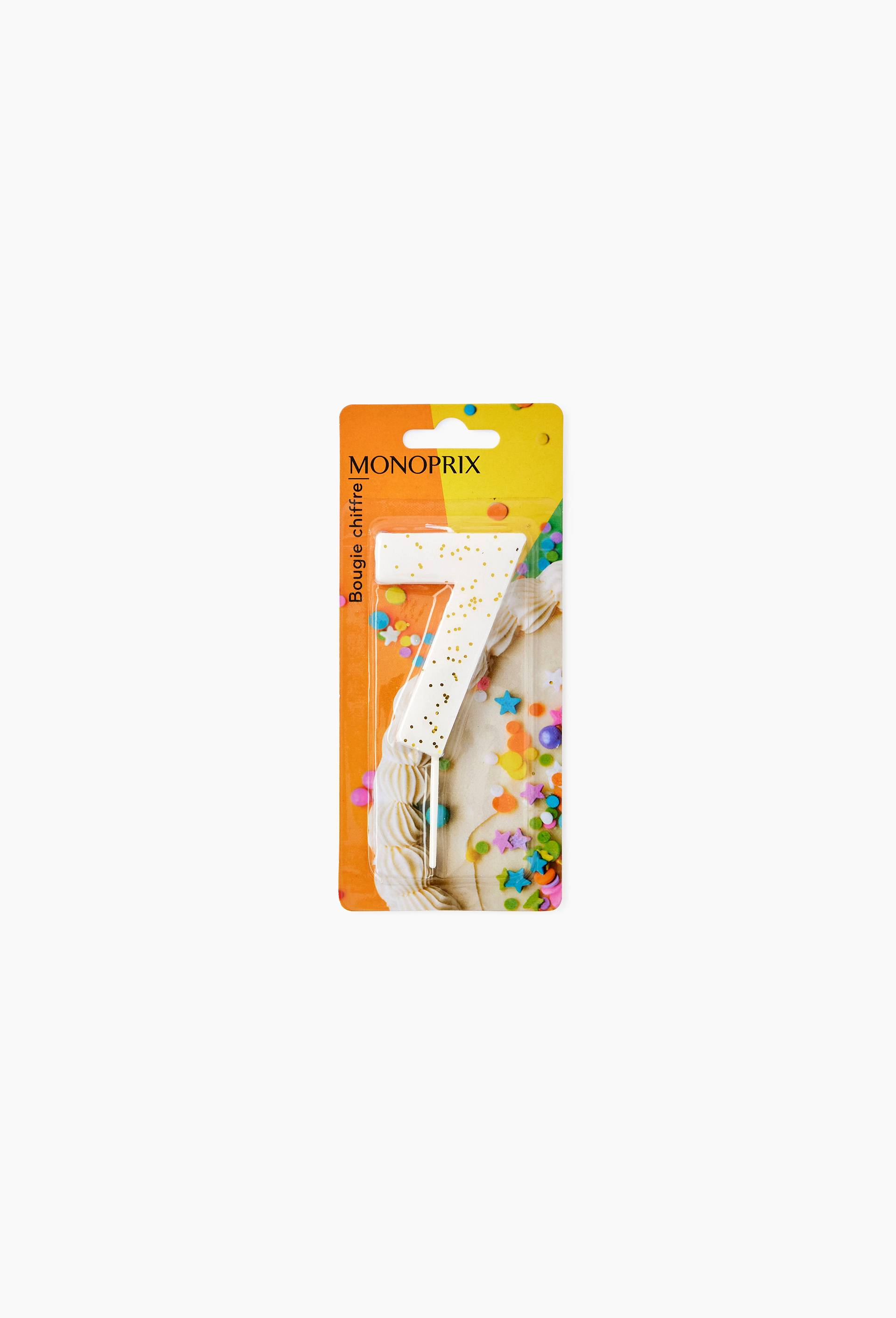 Bougie chiffre 7, , large image number 0