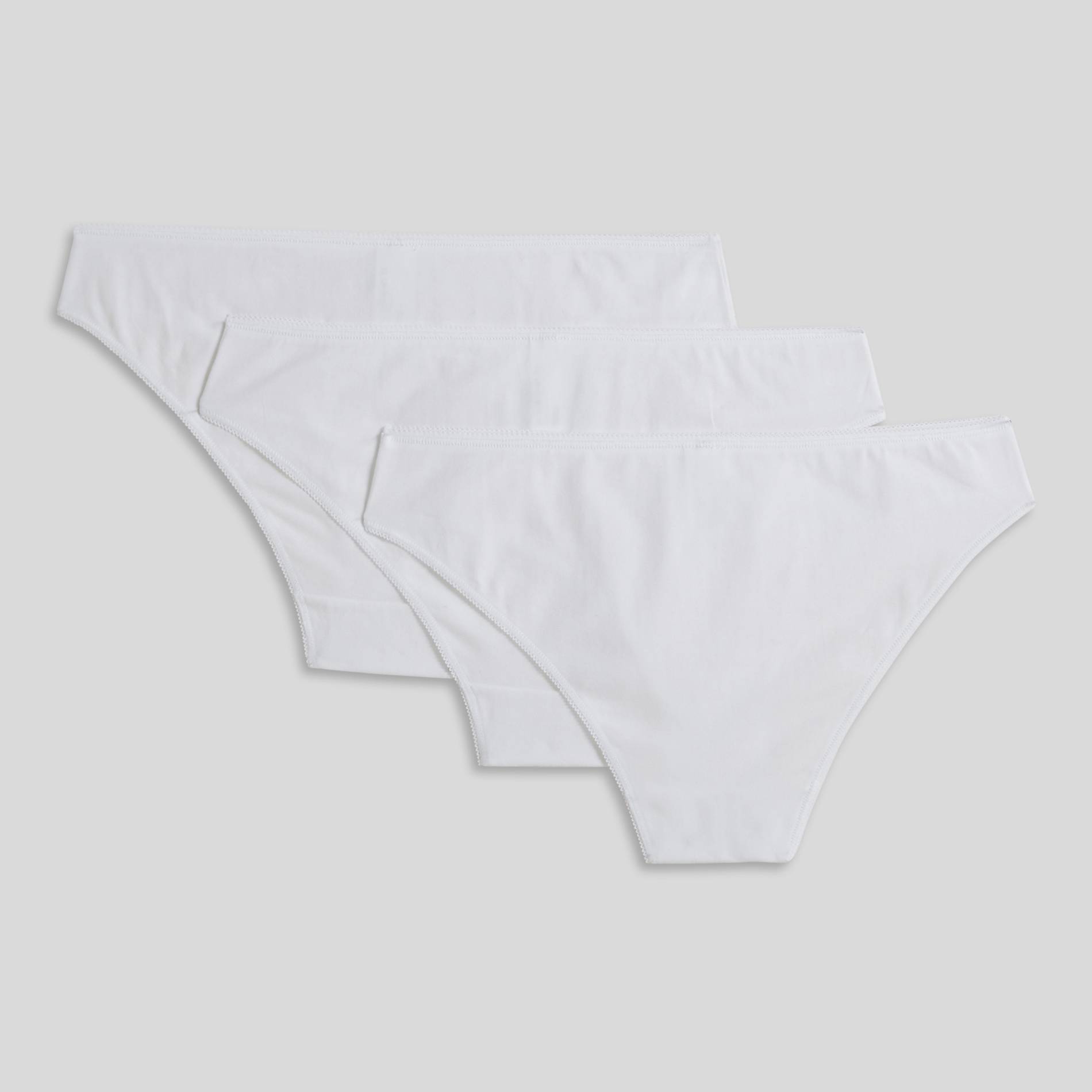 Lot de 3 culottes en coton BIO, Blanc, large image number 6