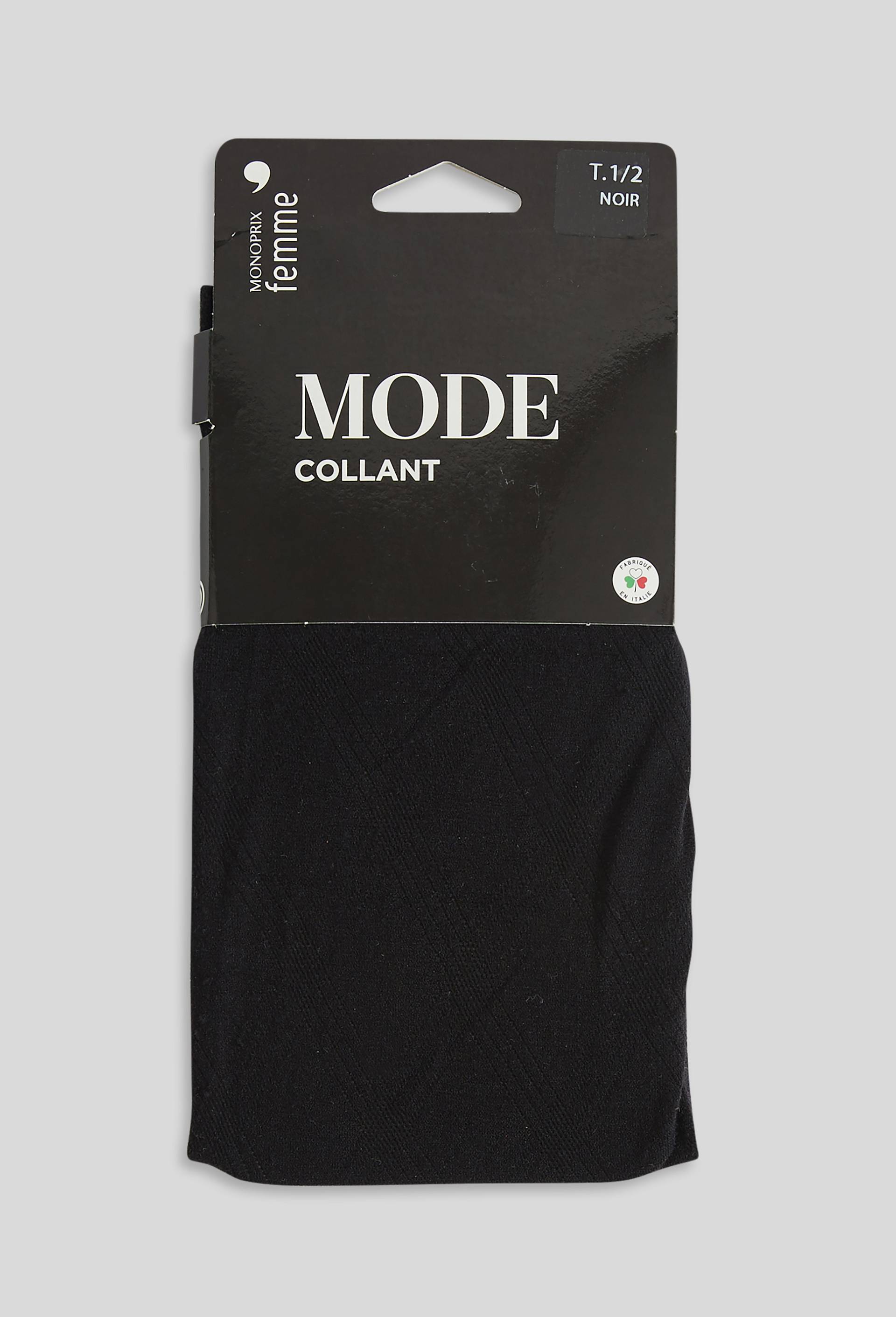 Collants &agrave; losanges, Noir, large image number 0