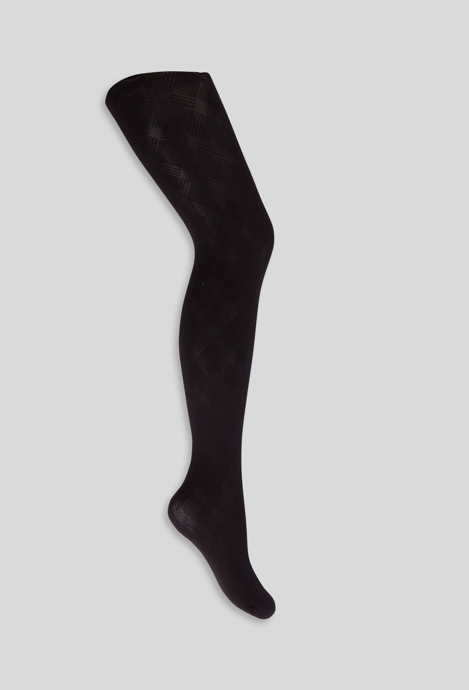 Collants &agrave; losanges, Noir, large image number 1