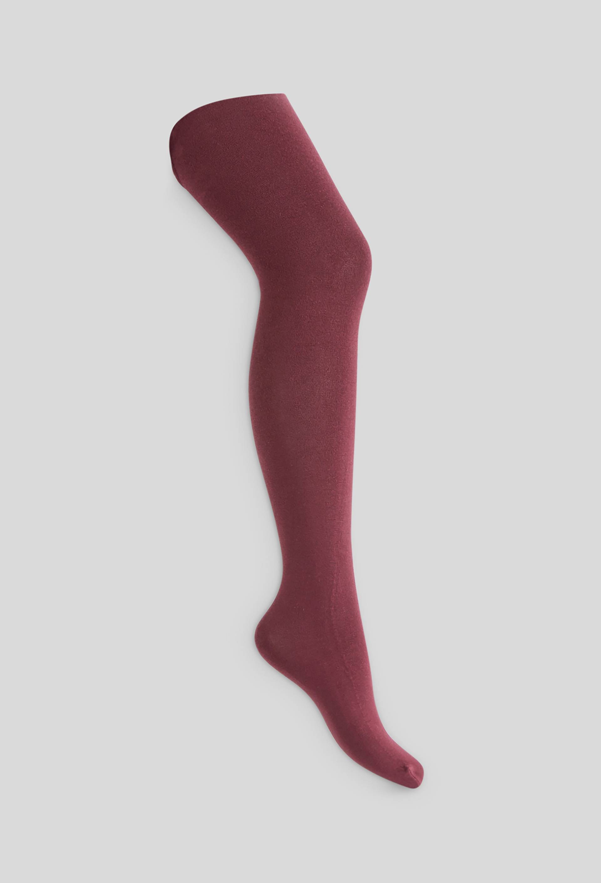 Collant contenant du cachemire CHAUD, Rouge fonc&eacute;, large image number 1