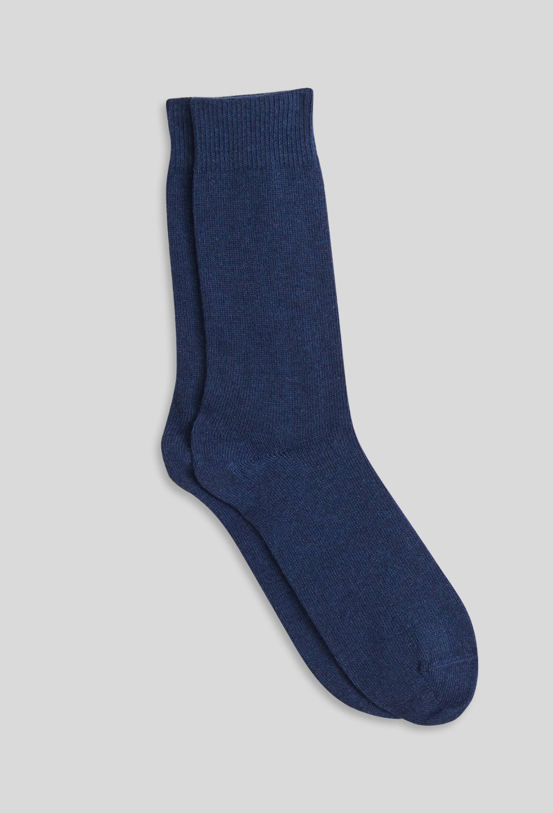 Paire de chaussettes en laine contenant du cachemire Bleufor&ecirc;t, Bleu, large image number 0