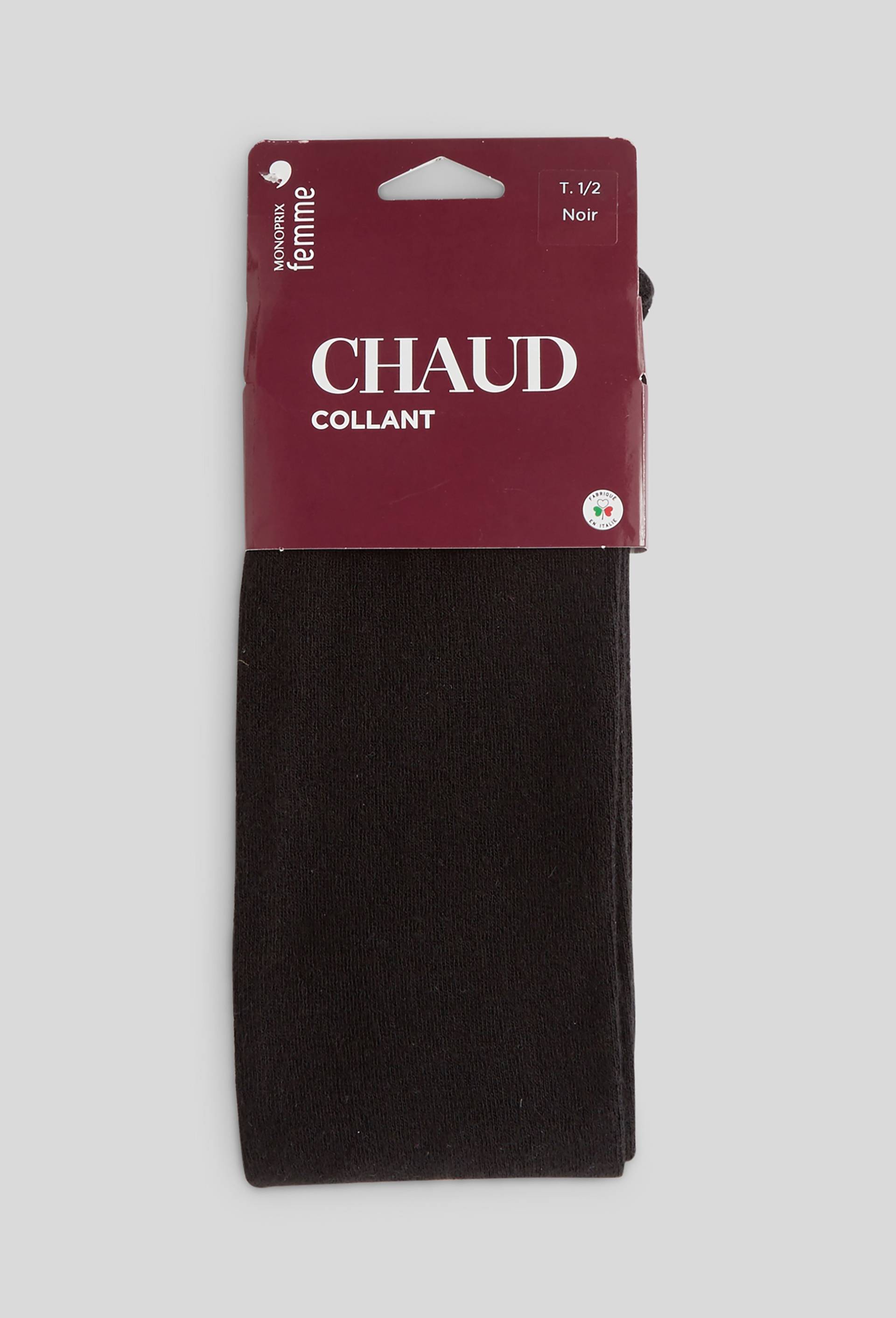 Collant opaque CHAUD, Noir, swatch image