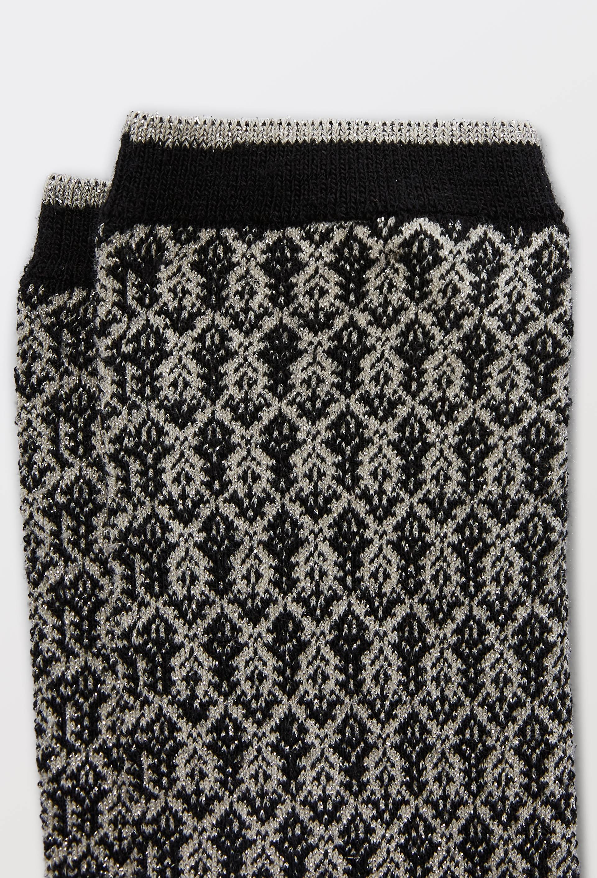 Paire de chaussettes en laine Labonal, Noir, large image number 1