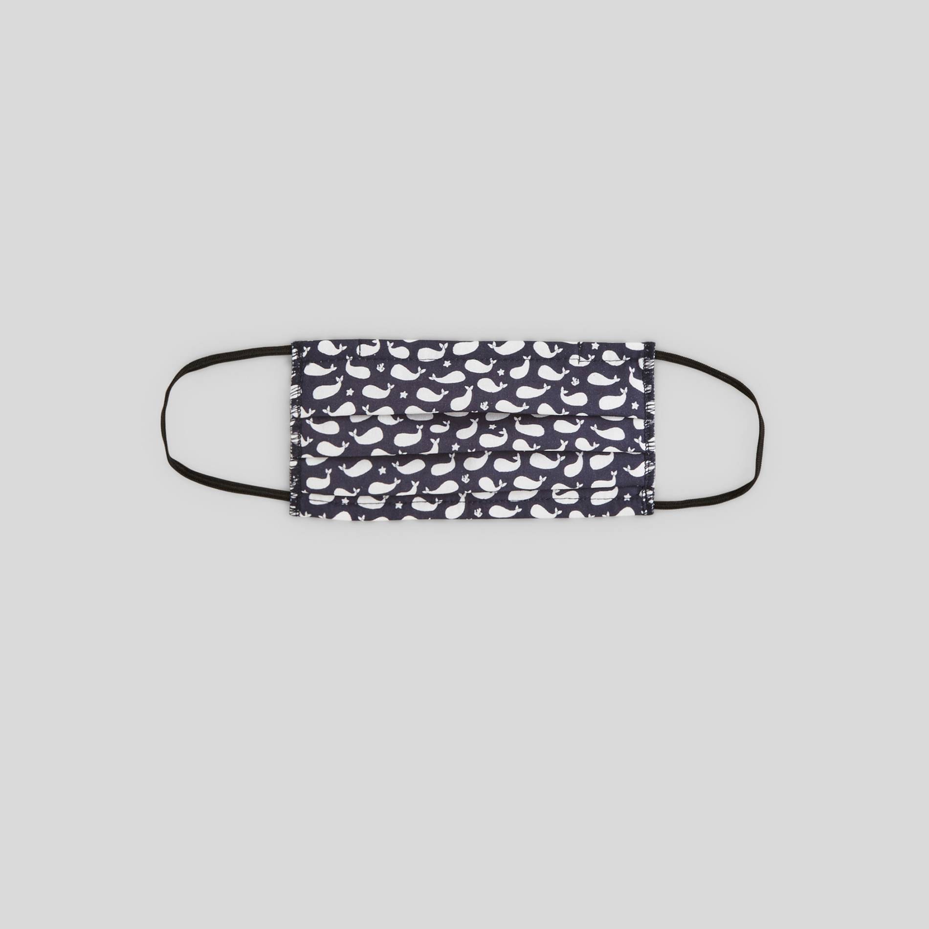 Lot de 2 masques en tissu lavables enfants, Marine, swatch image