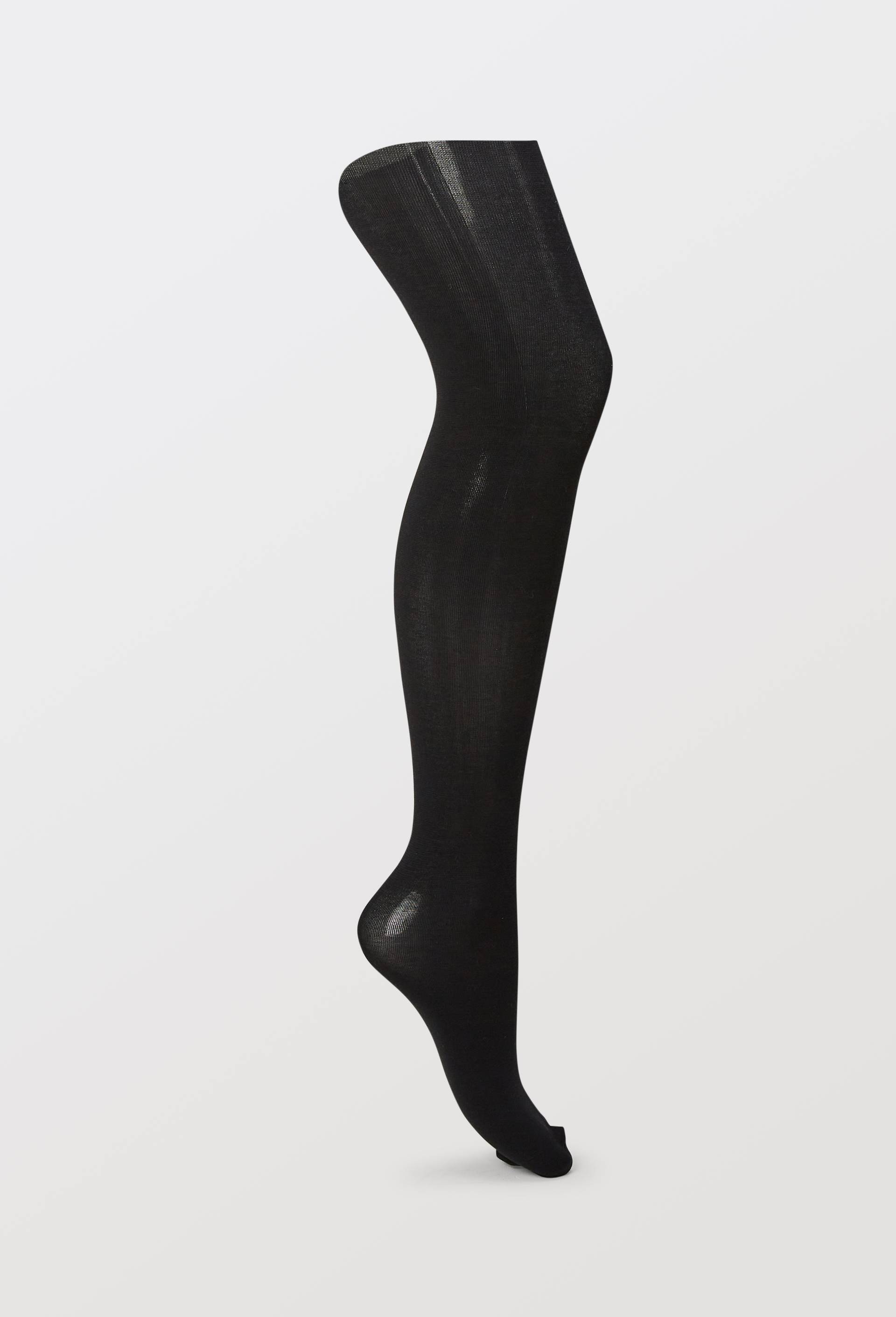 Collant en coton BIO, Noir, large image number 2