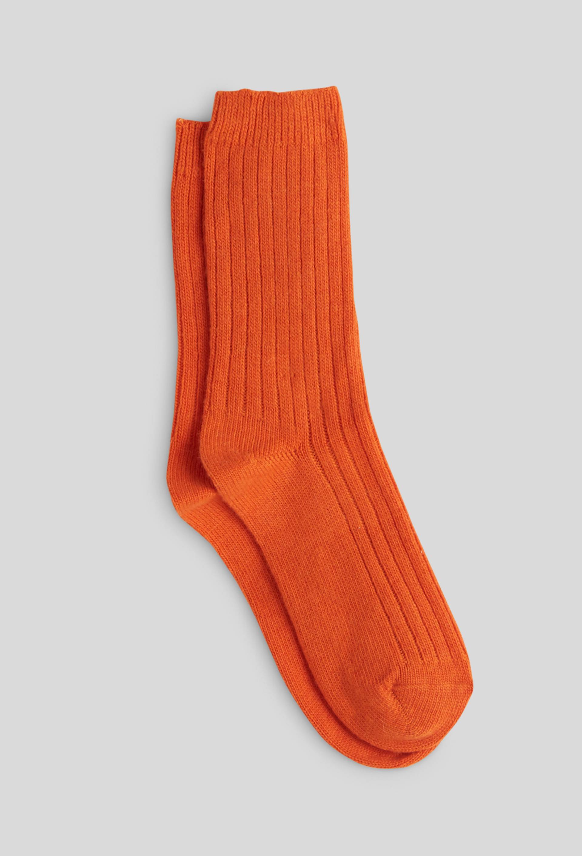 Paire de chaussettes en cachemire, Orange, large image number 0