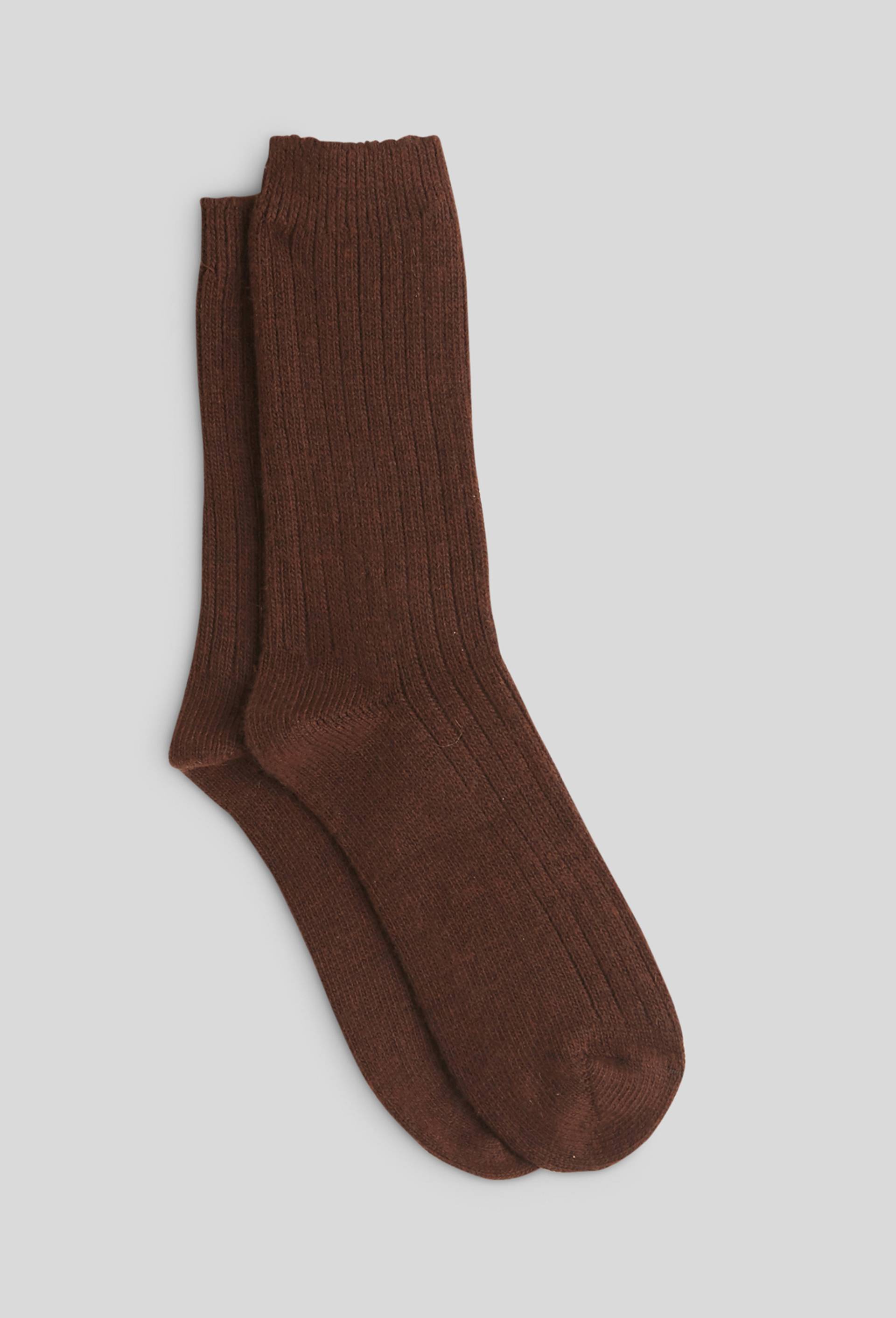 Paire de chaussettes en cachemire, Brun, large image number 0
