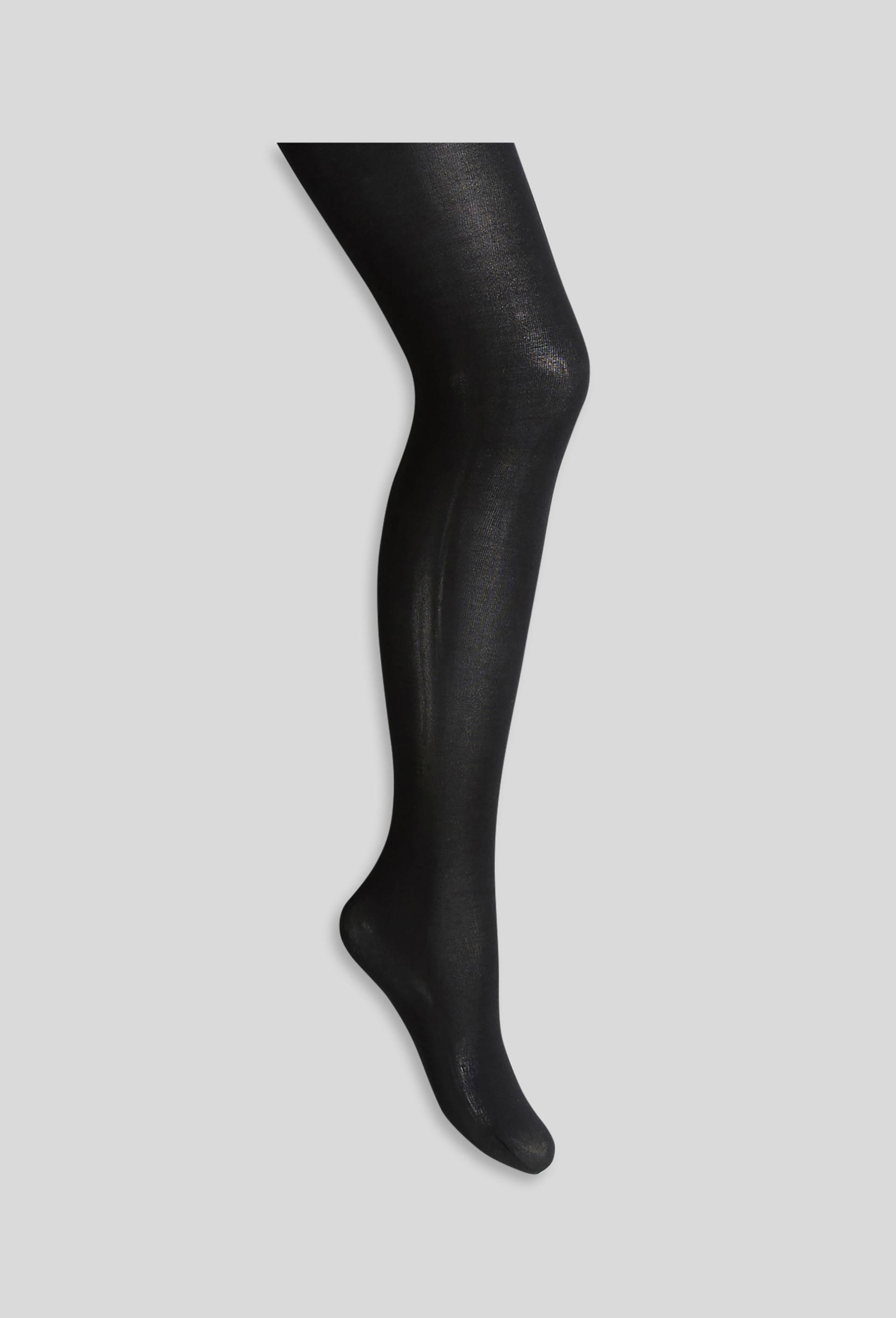Collant en coton CHAUD, Noir, large image number 1