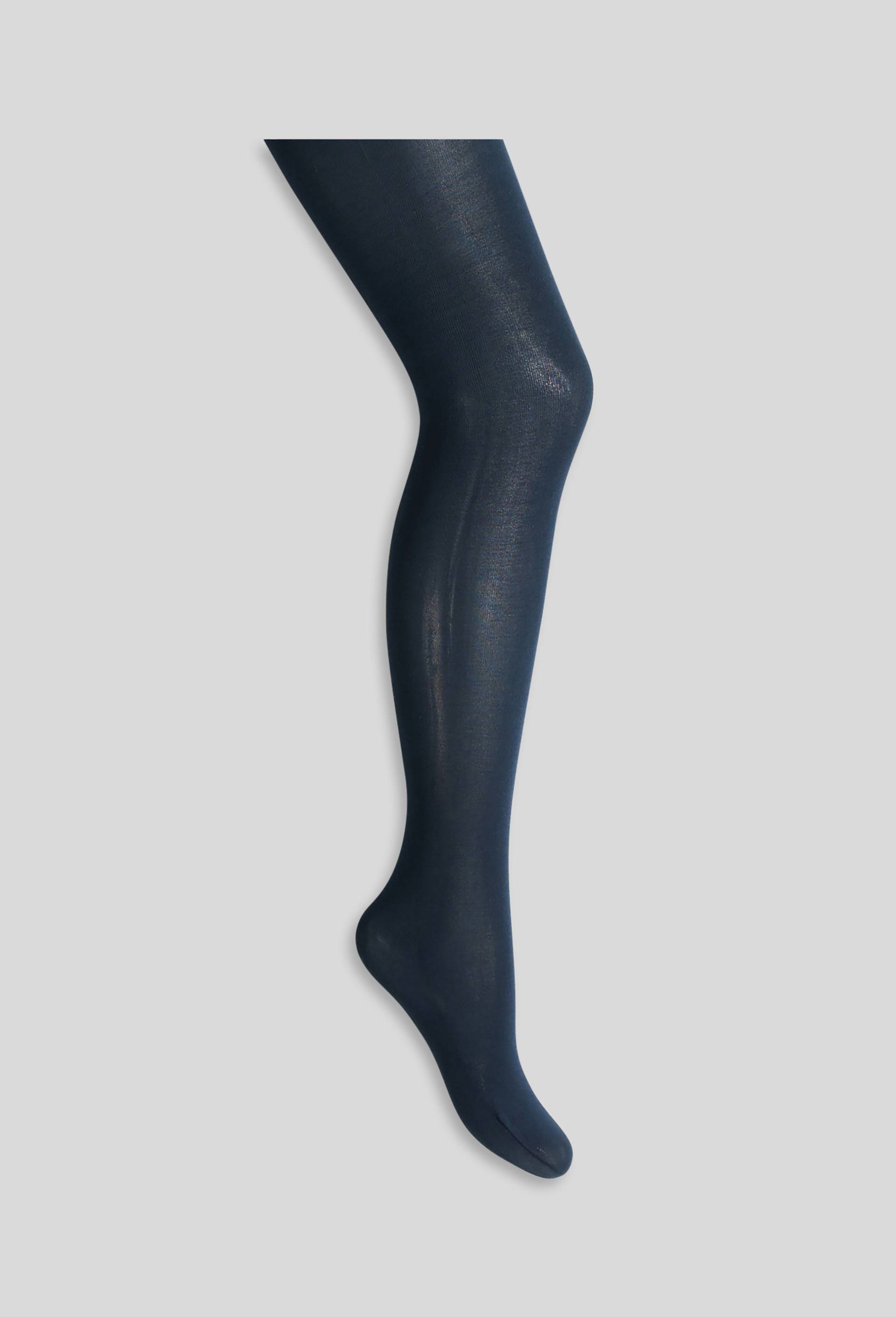 Collant en coton CHAUD, Bleu fonc&eacute;, large image number 1