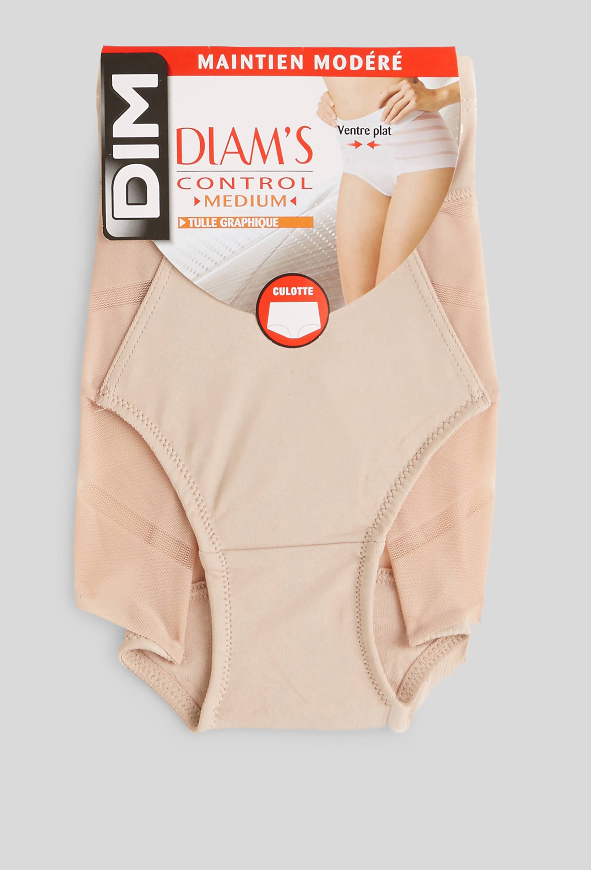 Culotte taille haute ventre plat DIM, Peau, large image number 2