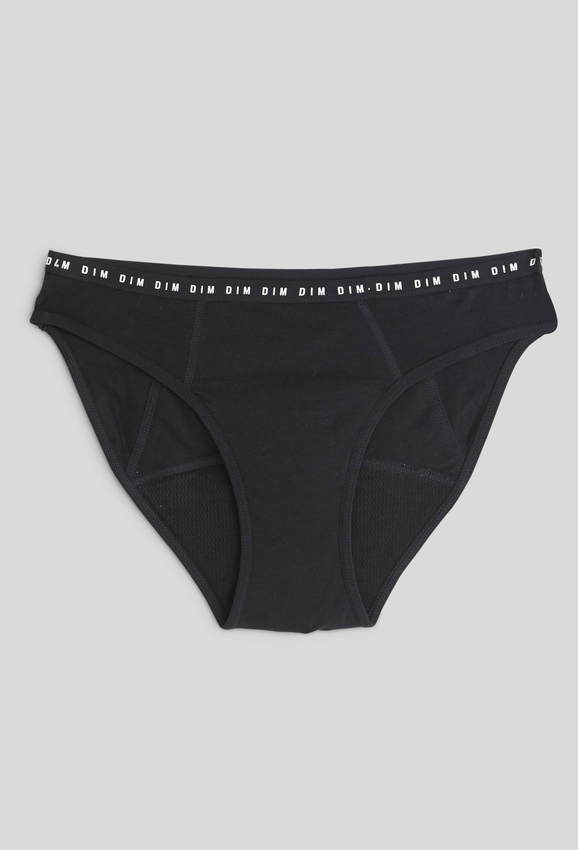 Culotte menstruelle flux abondant DIM PROTECT, Noir, large image number 0