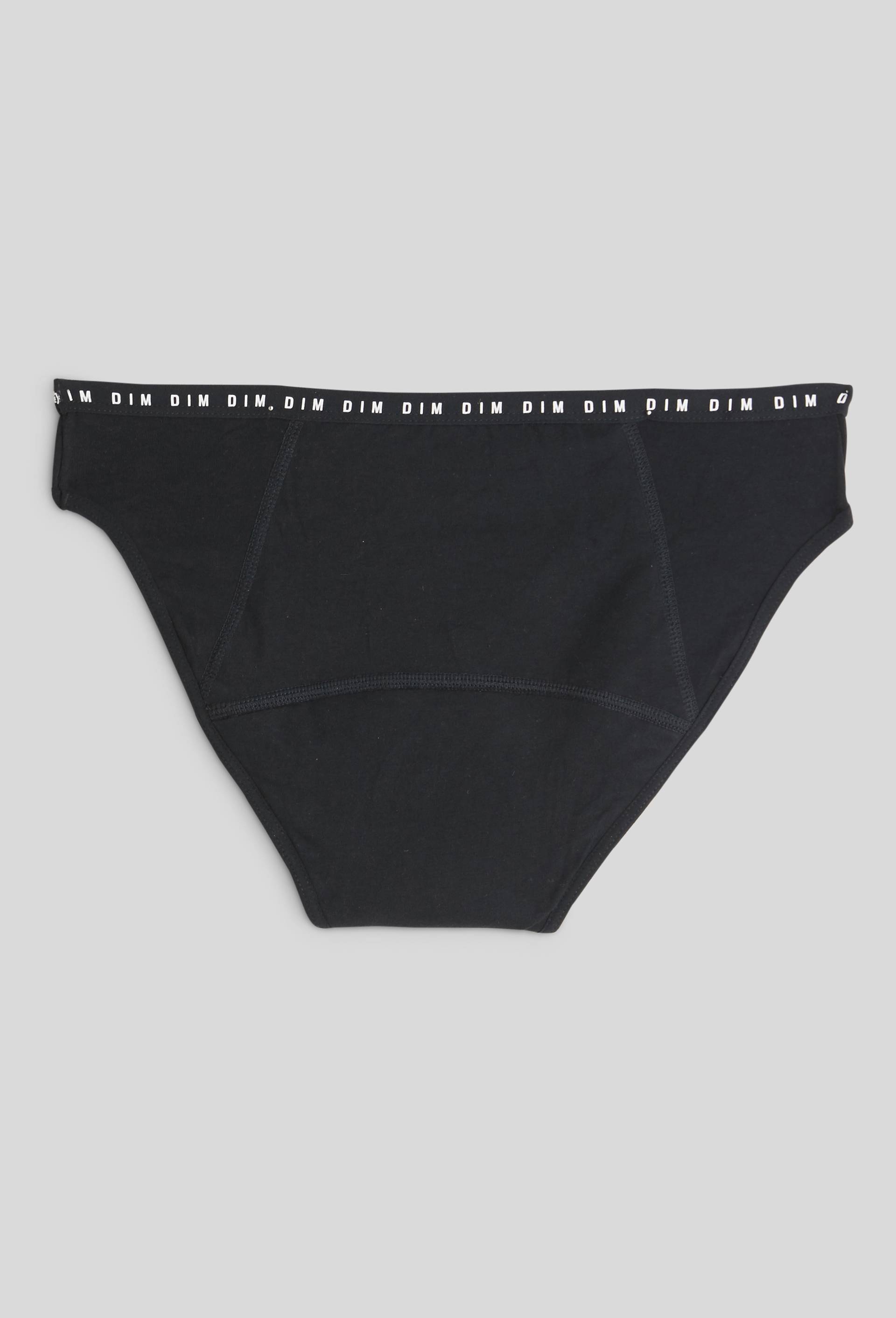 Culotte menstruelle flux abondant DIM PROTECT, Noir, large image number 1