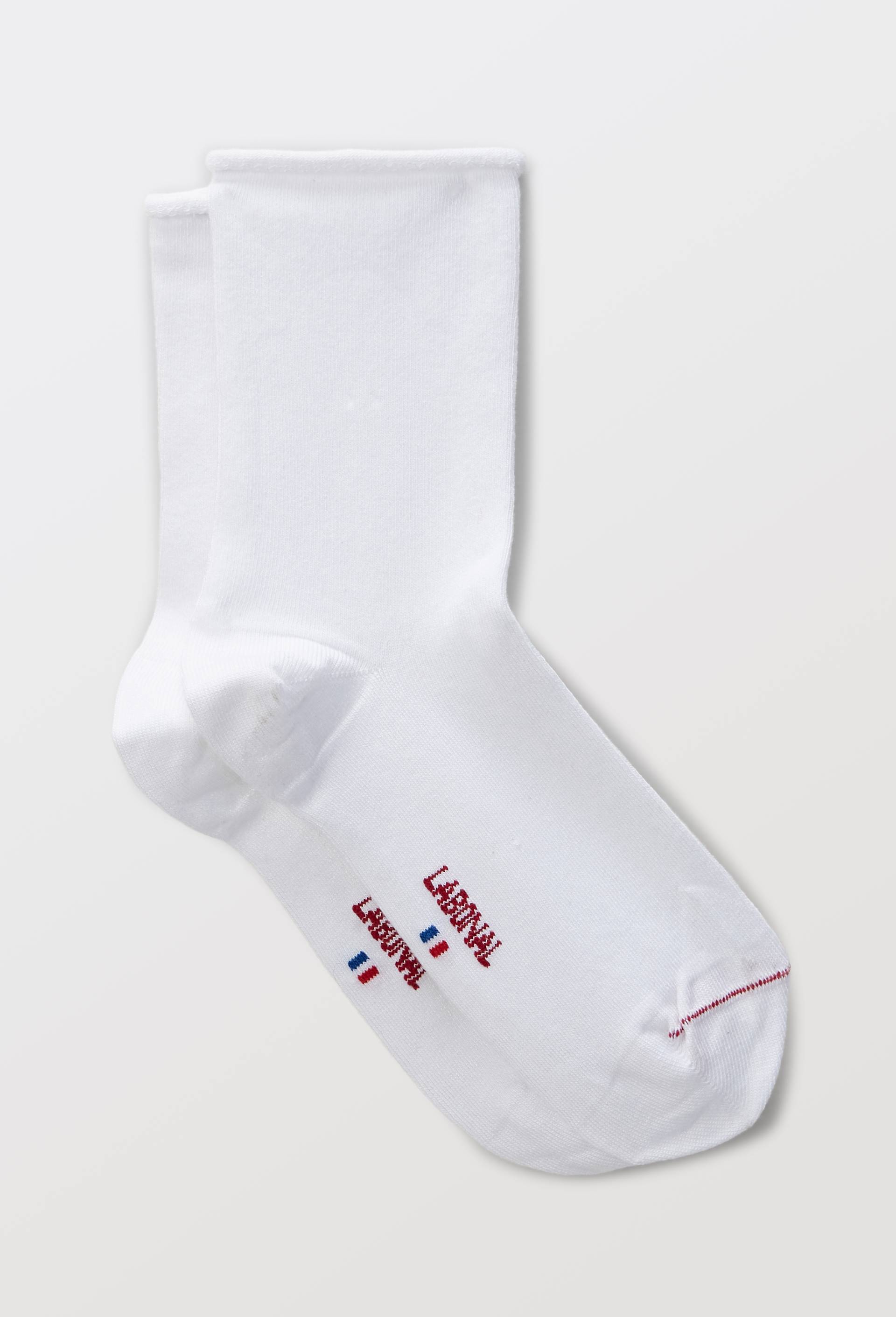 Paire de chaussettes en bambou Labonal, Blanc, large image number 0.0