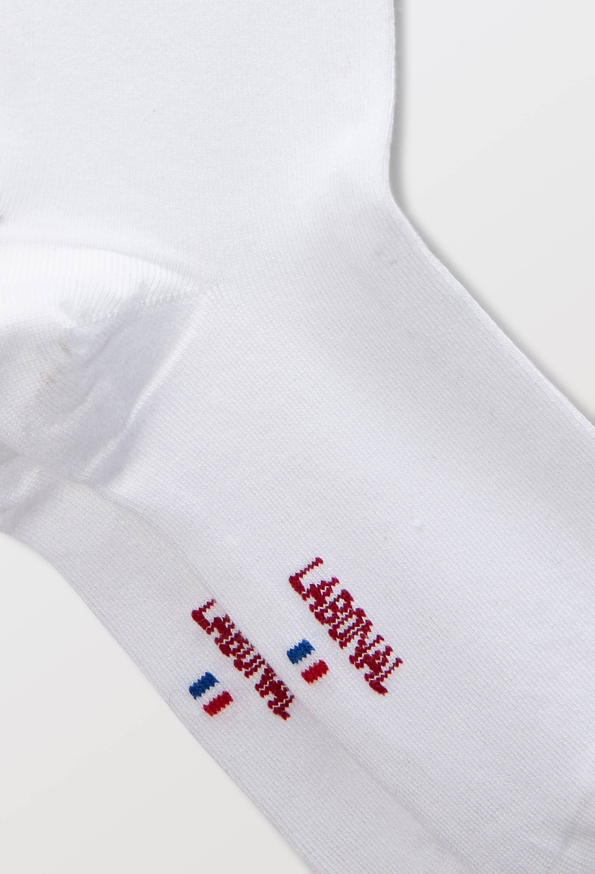Paire de chaussettes en bambou Labonal, Blanc, large image number 1