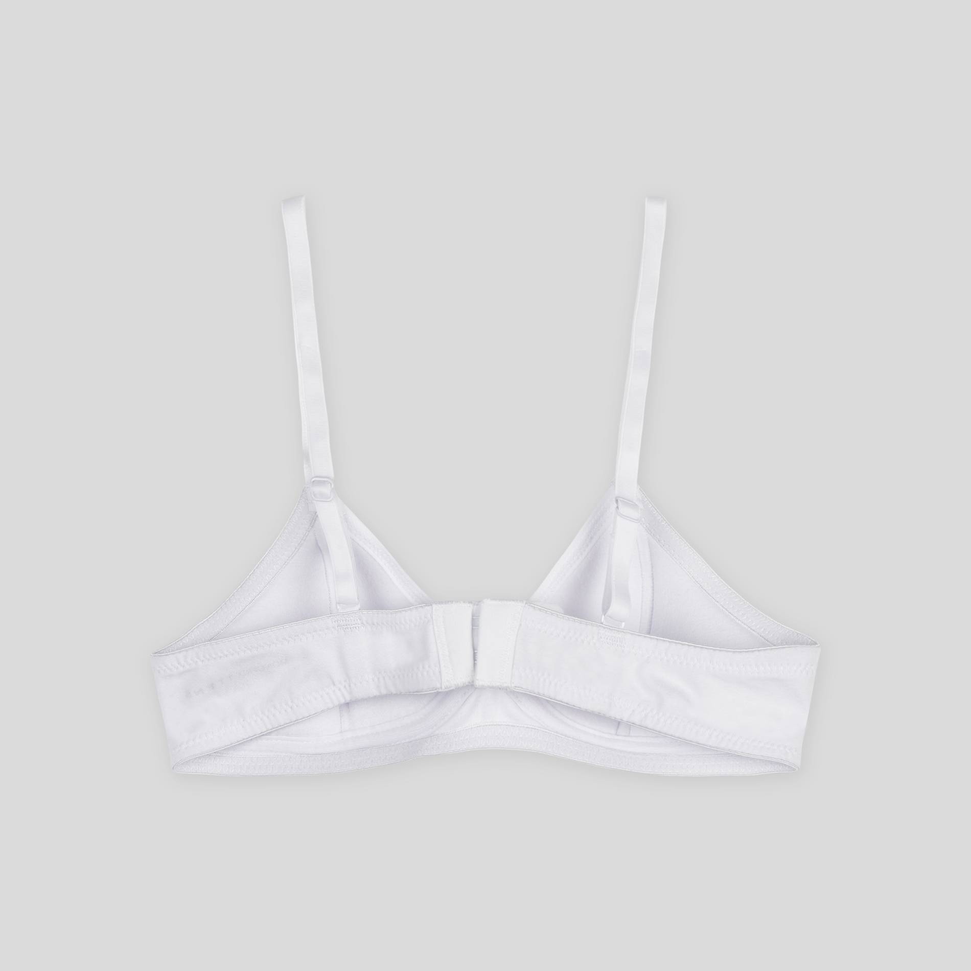 Soutien-gorge triangle à noeud, Blanc, large image number 1.0