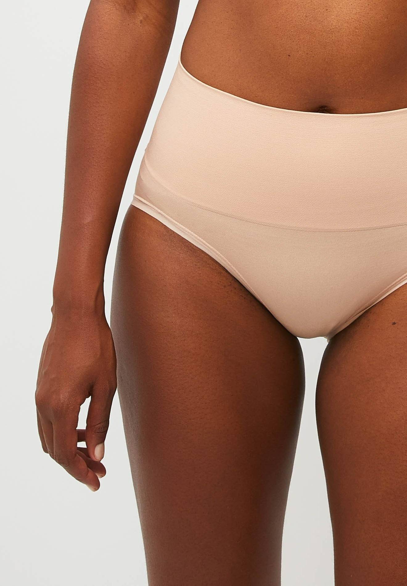 Culotte taille haute sans coutures, Rose clair, large image number 4