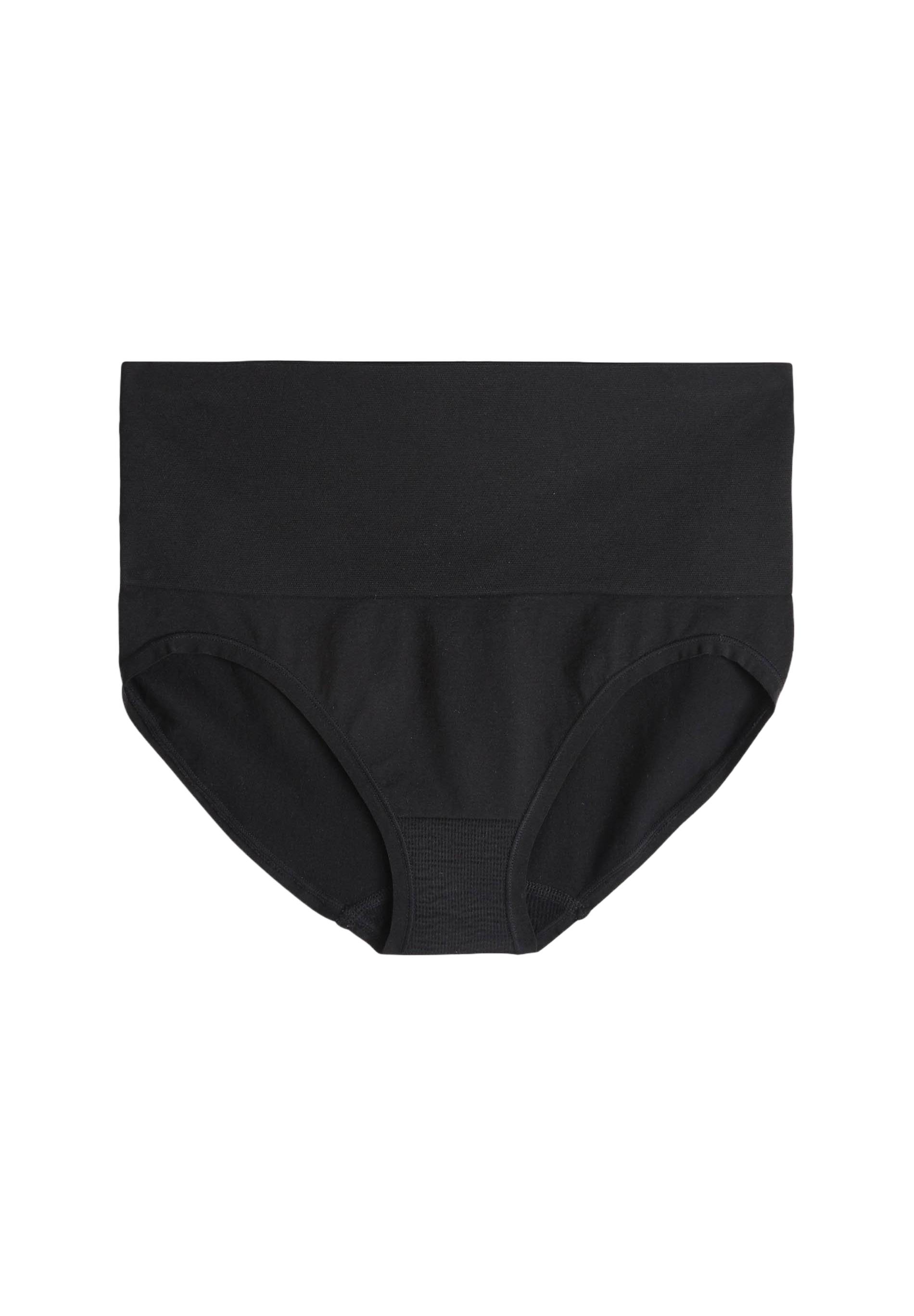 Culotte taille haute sans coutures, Noir, large image number 6.0
