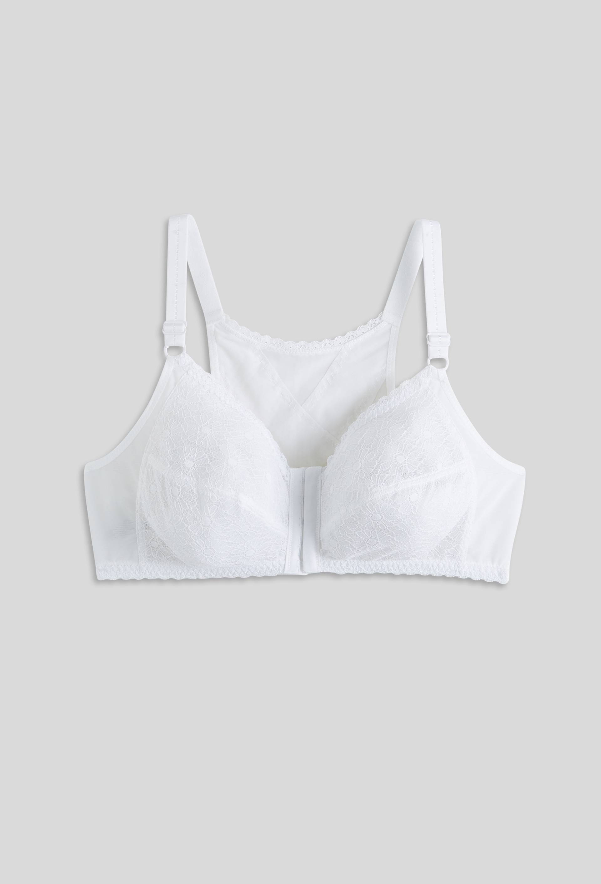 Soutien-gorge post-op&eacute;ratoire sans armatures, Blanc, large image number 0