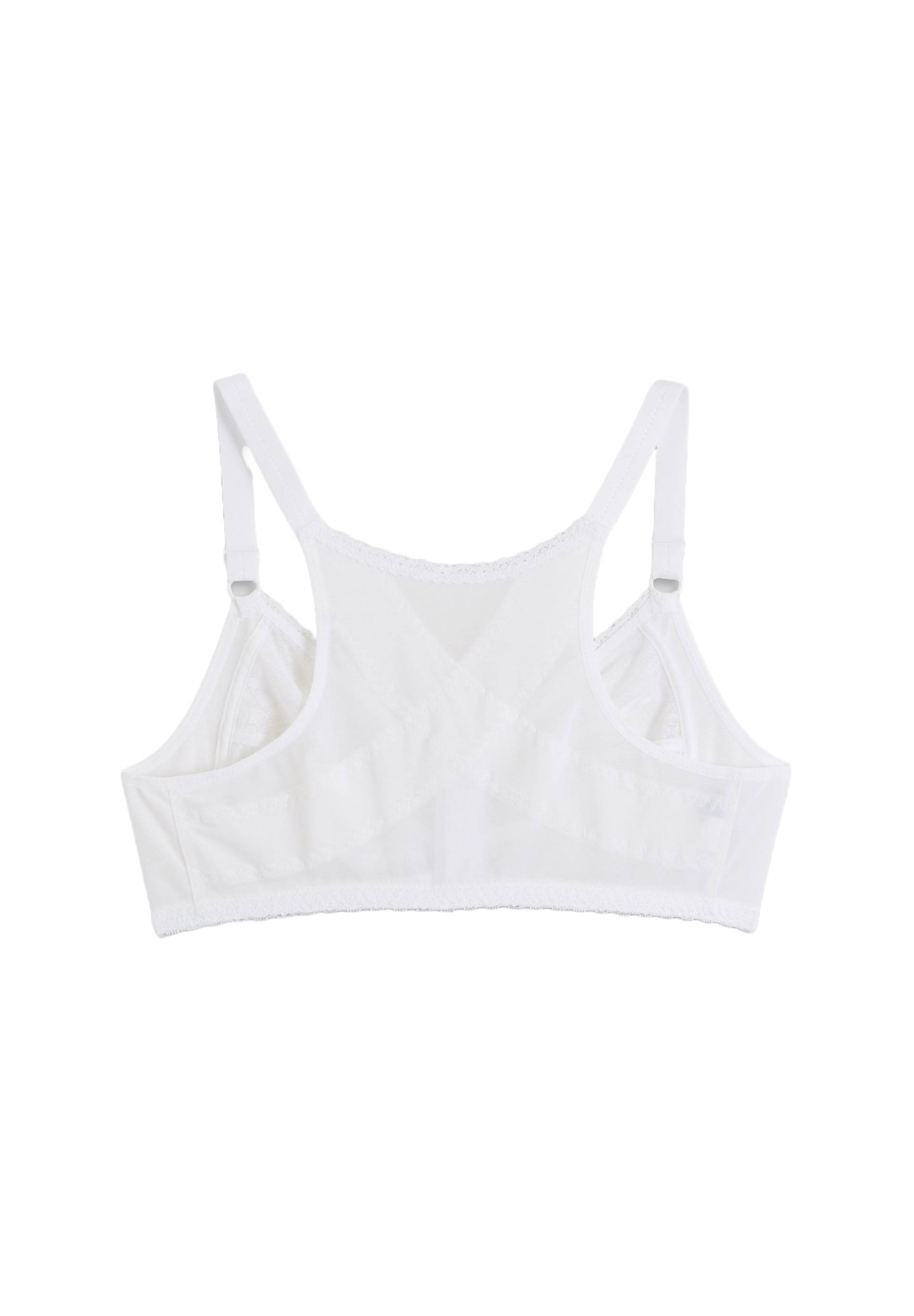 Soutien-gorge post-op&eacute;ratoire sans armatures, Blanc, large image number 4