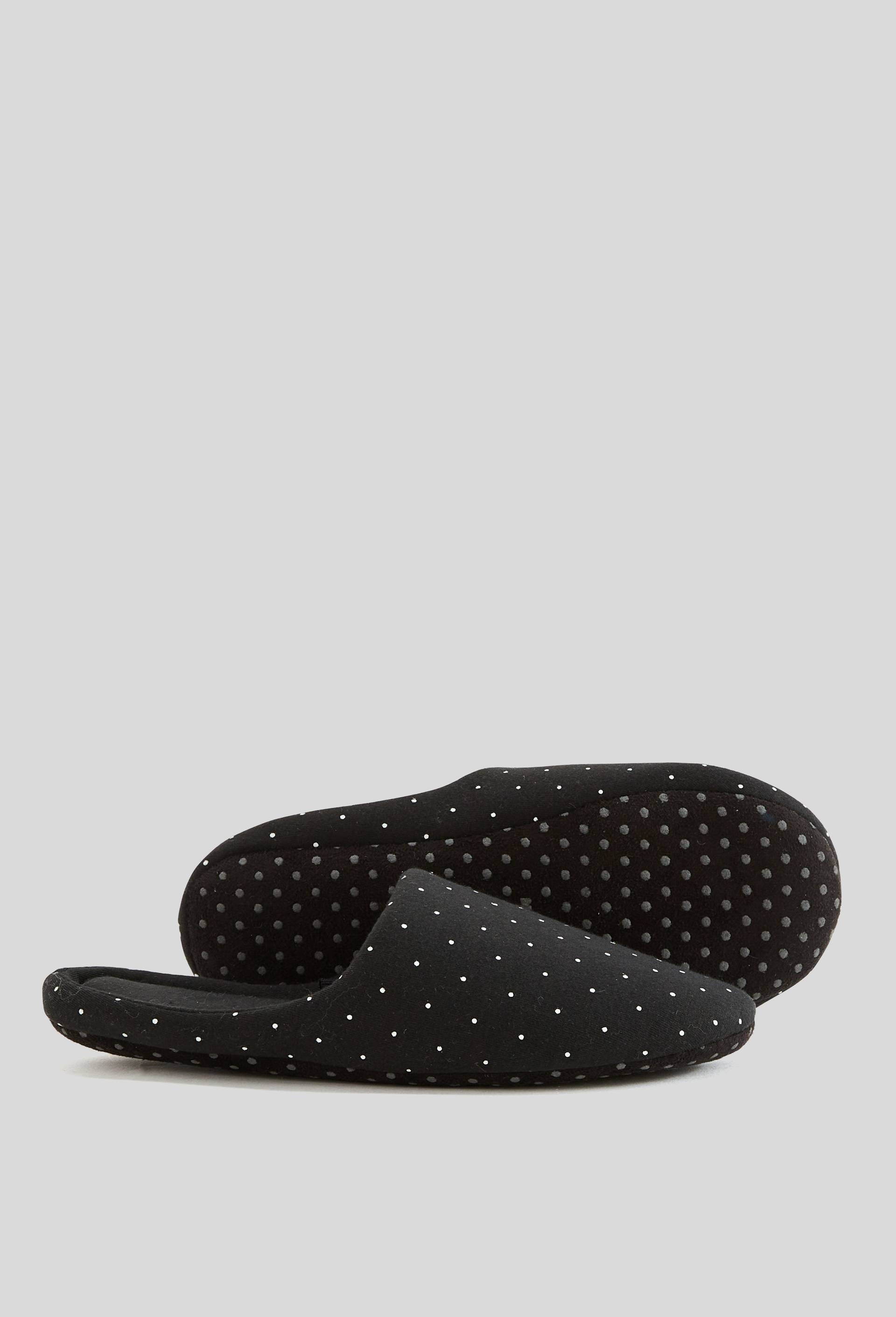 Mules à pois, Noir, large image number 2