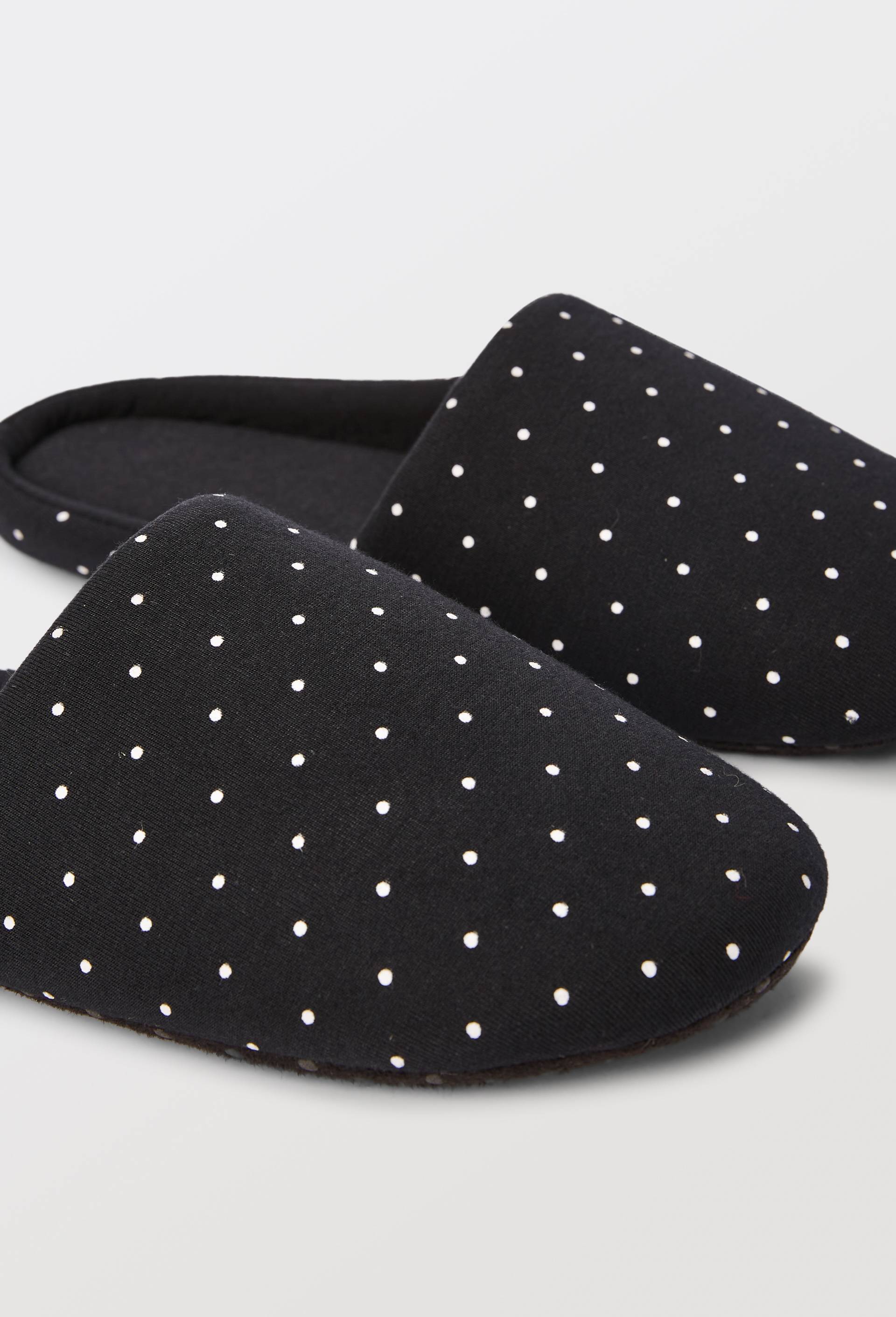 Mules &agrave; pois, Noir, large image number 2