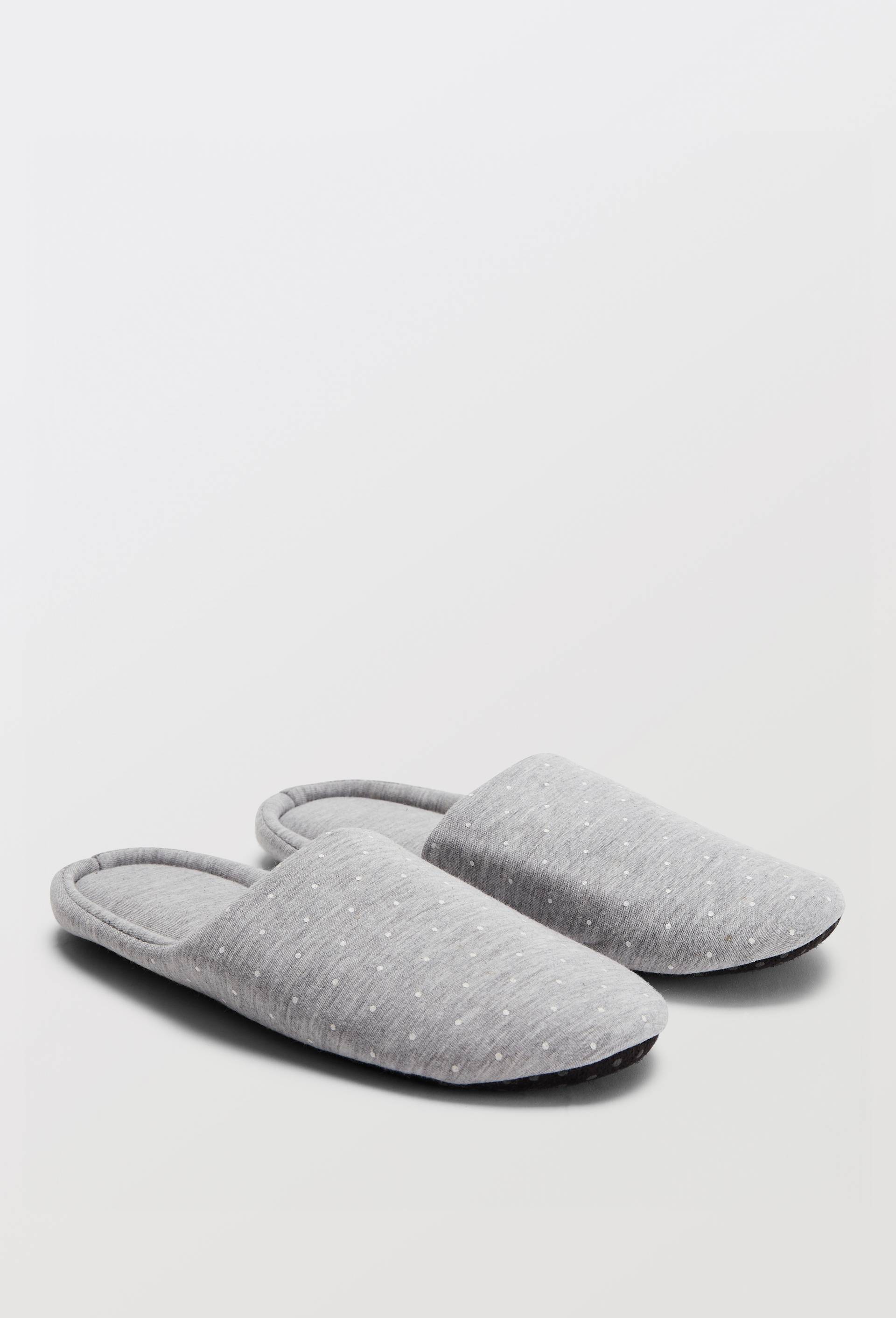 Mules &agrave; pois, Gris, large image number 0