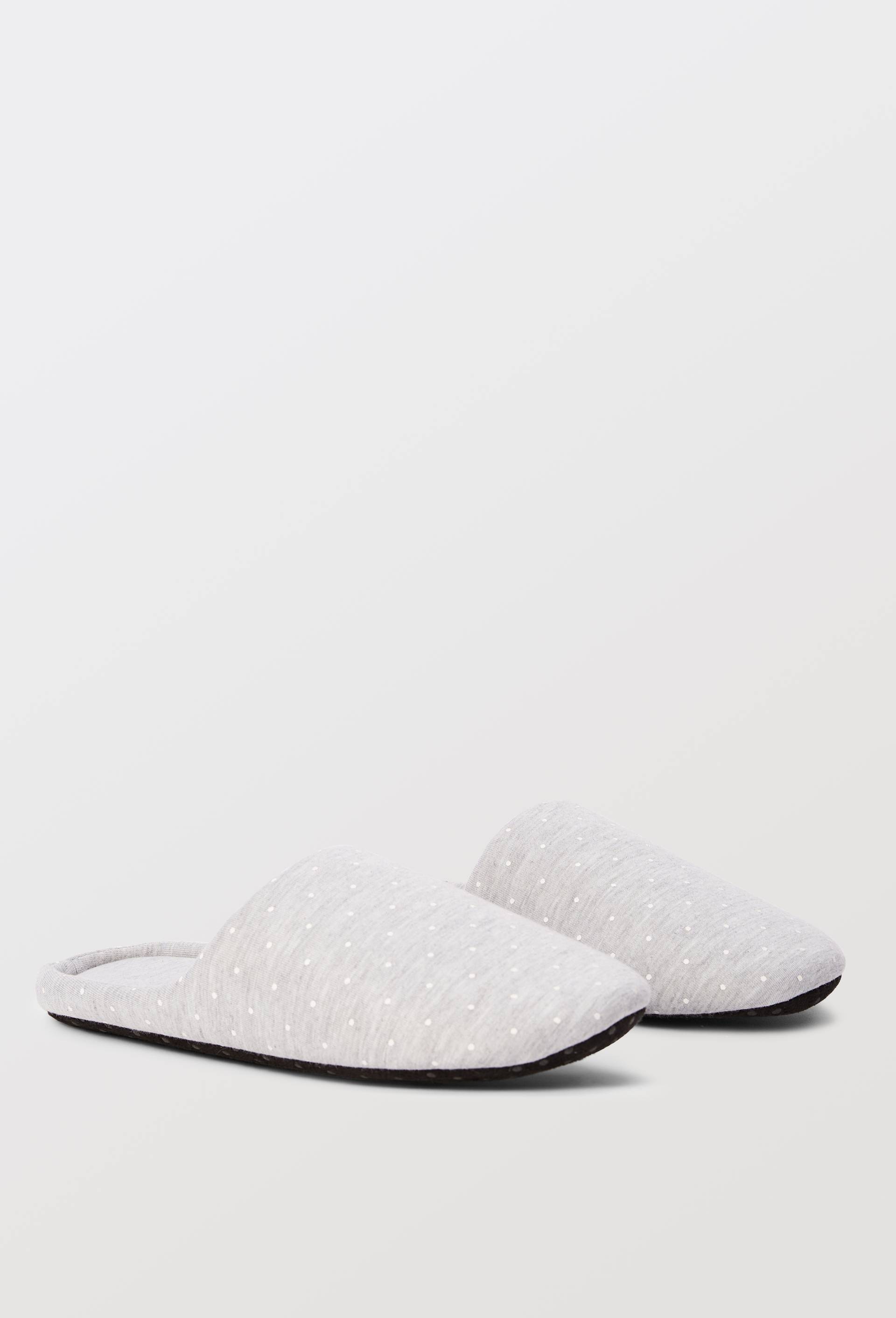 Mules à pois GRIS pour femme MONOPRIX