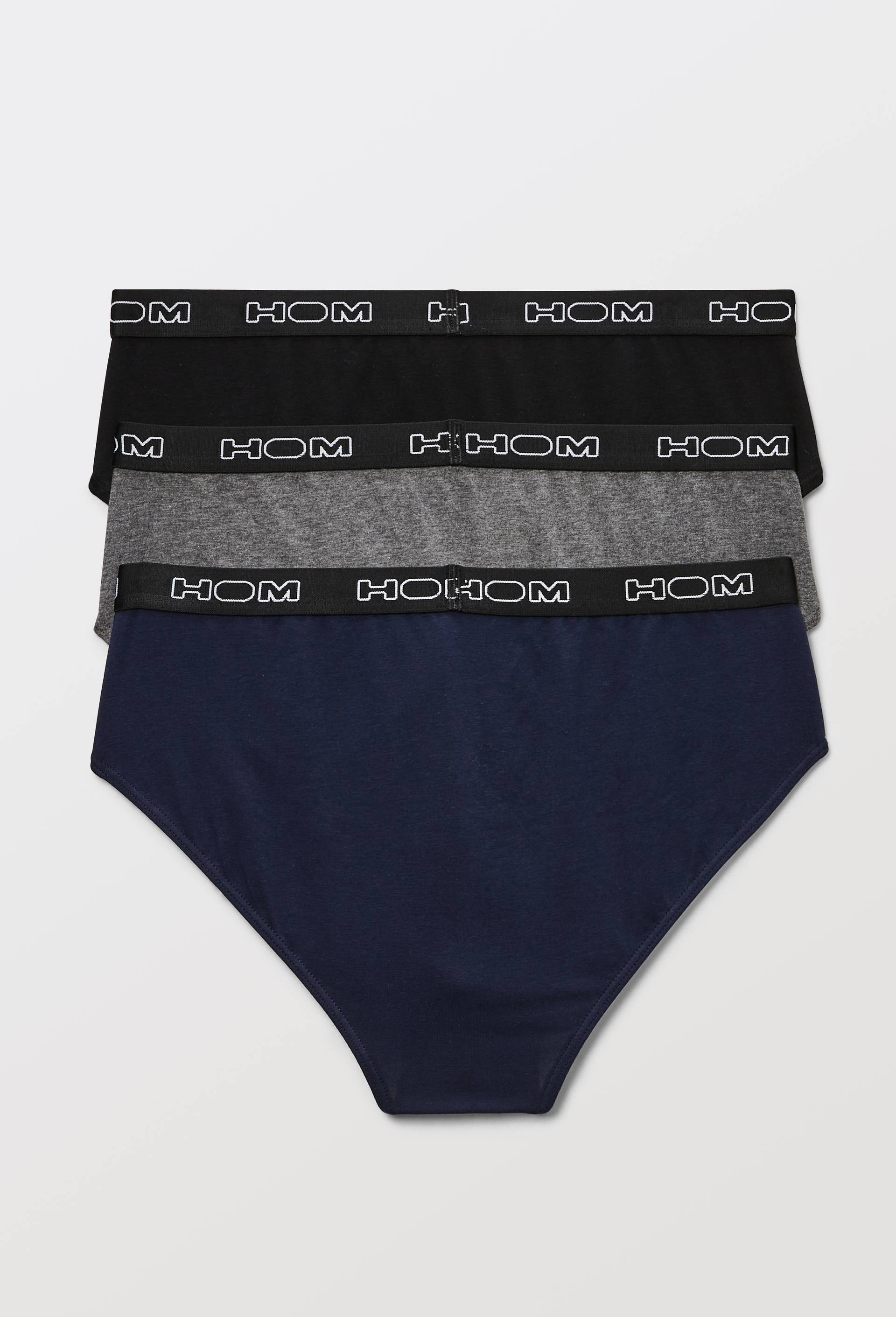 Lot de 3 slips en coton HOM, Gris, large image number 1