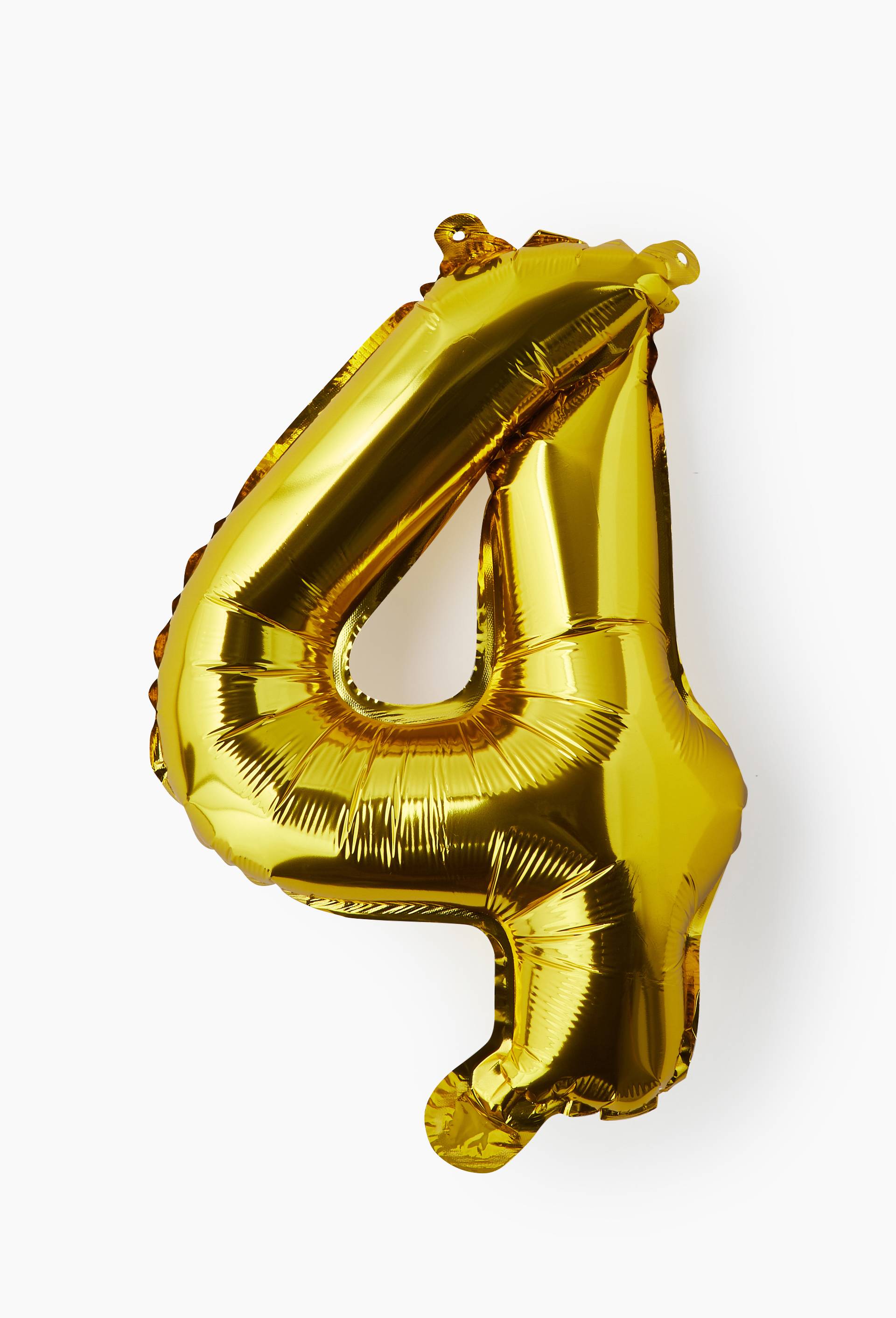 Ballon chiffre or 4, , large image number 1