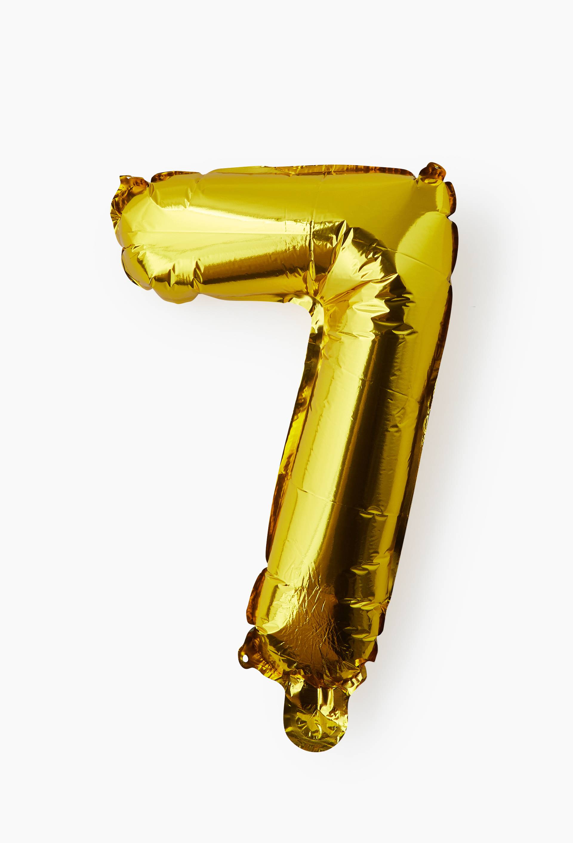 Ballon chiffre or 7, , large image number 1.0