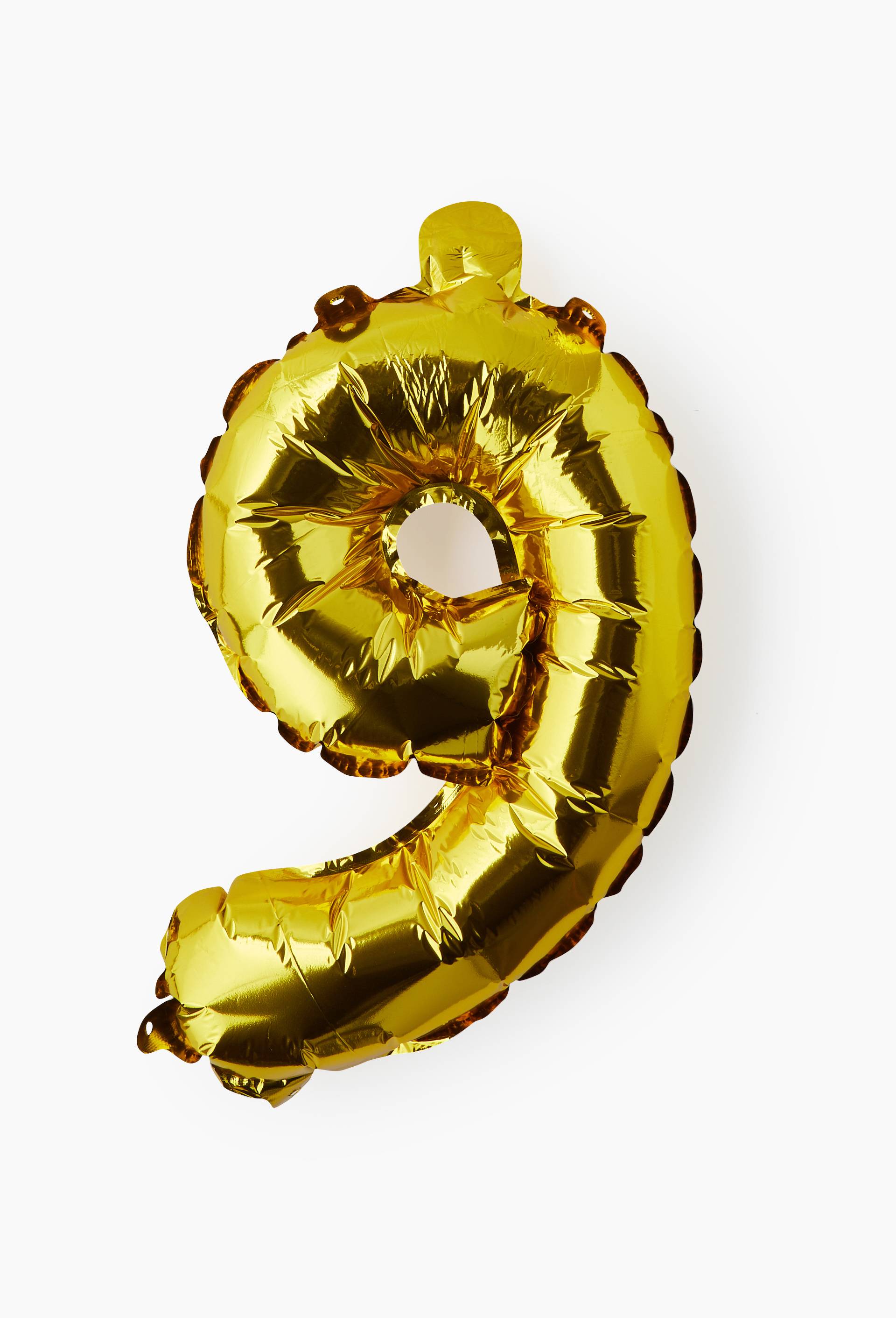 Ballon chiffre or 9, , large image number 1.0