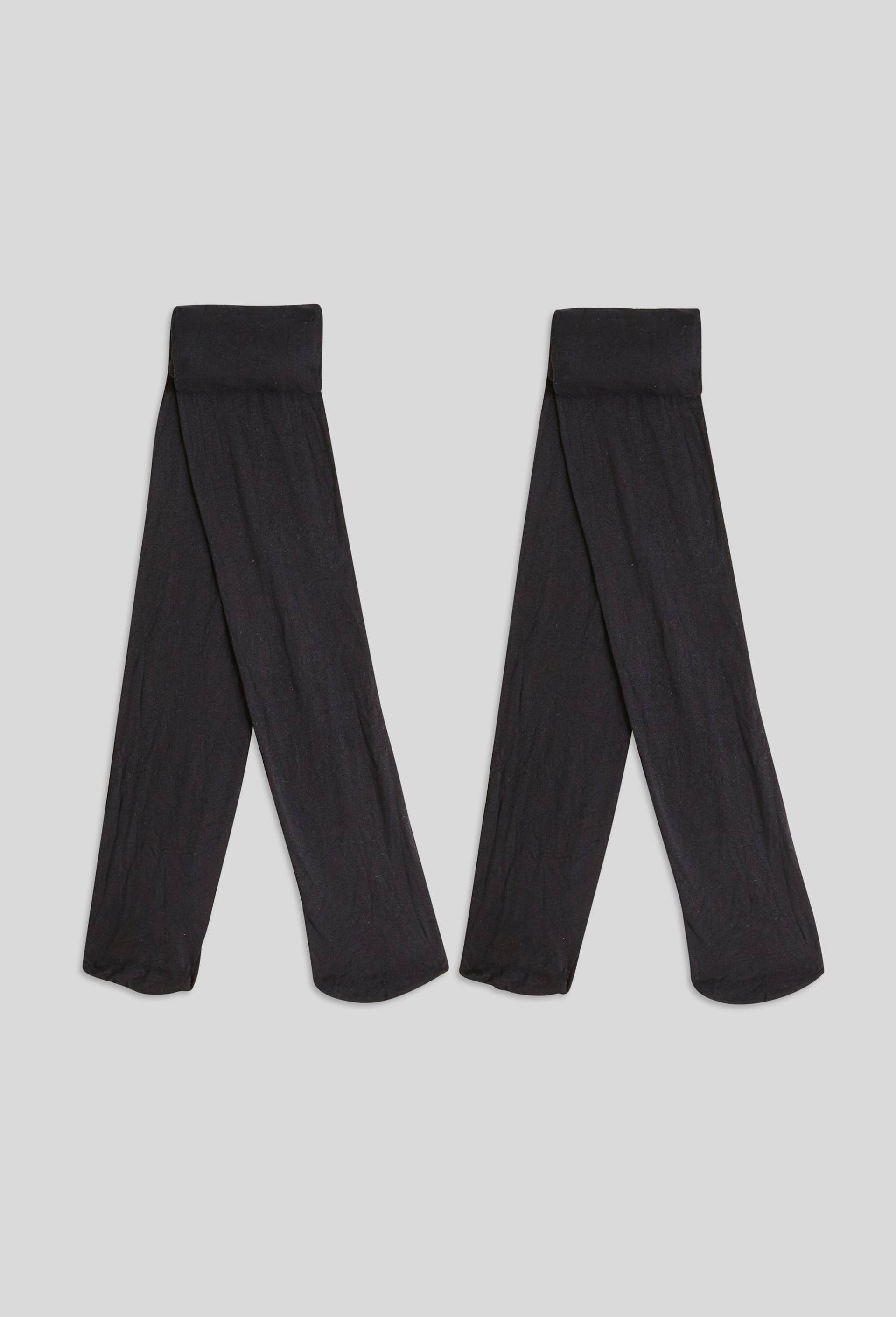 Lot de 2 collants fin, Noir, large image number 0