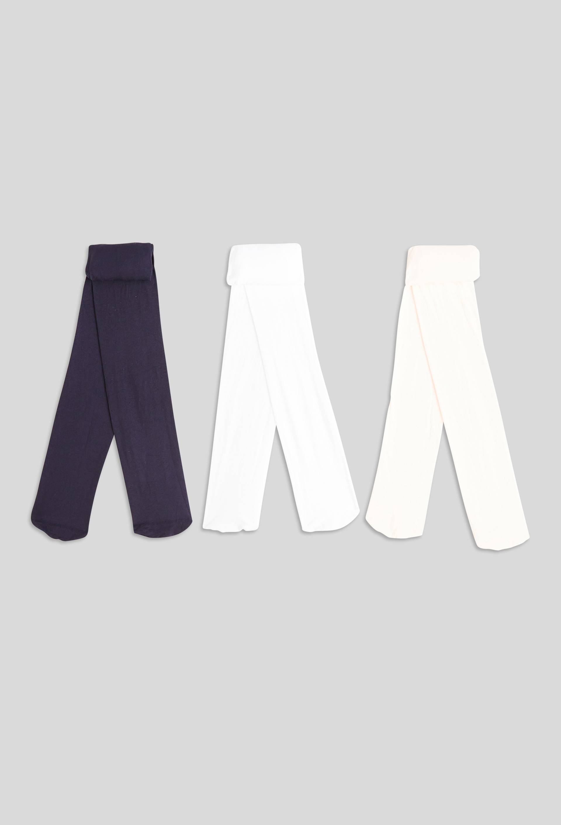 Lot de 3 collants fin, Rose, swatch image
